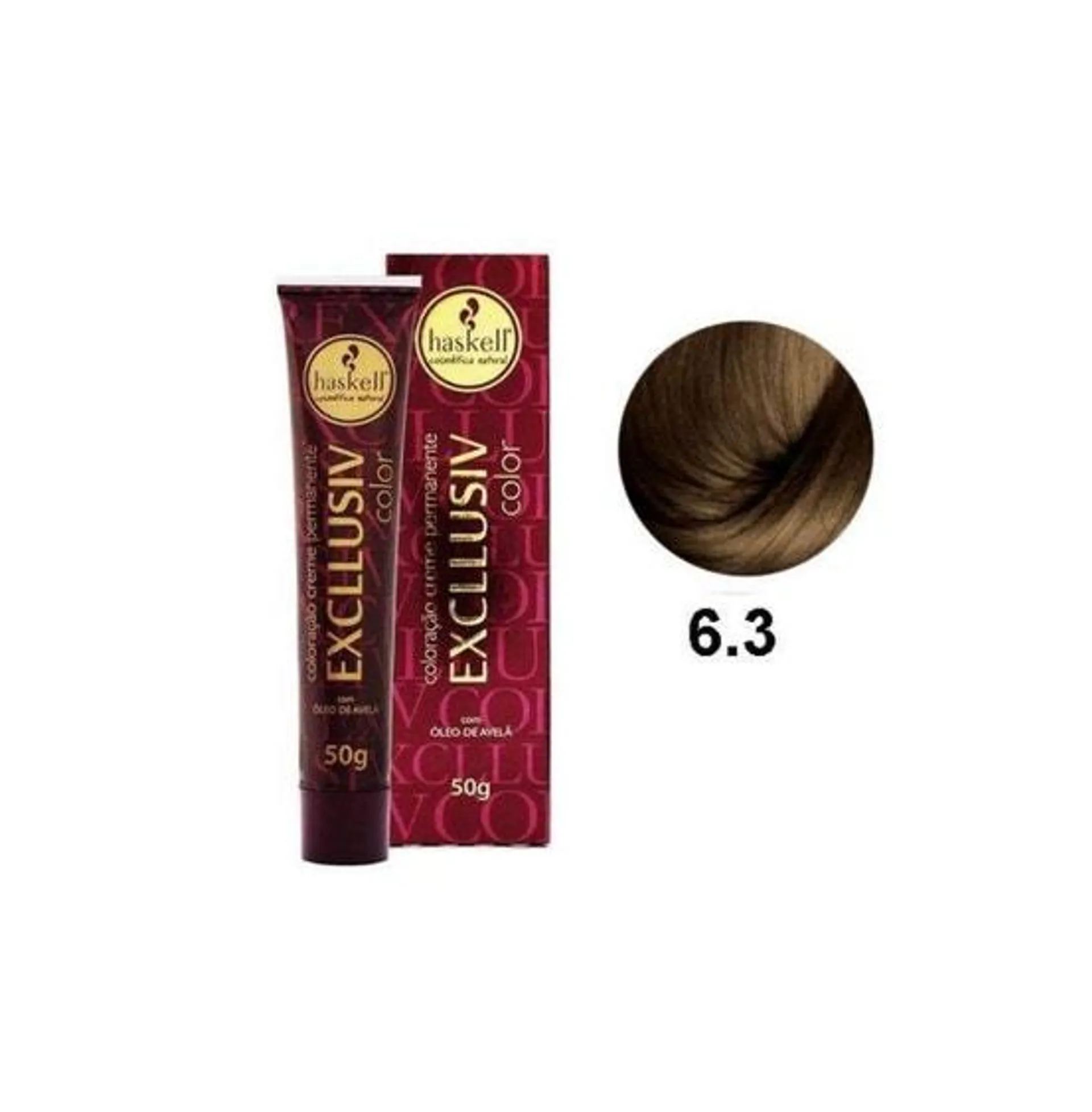 Tintura Haskell 6.3 Louro Escuro Dourado 50g