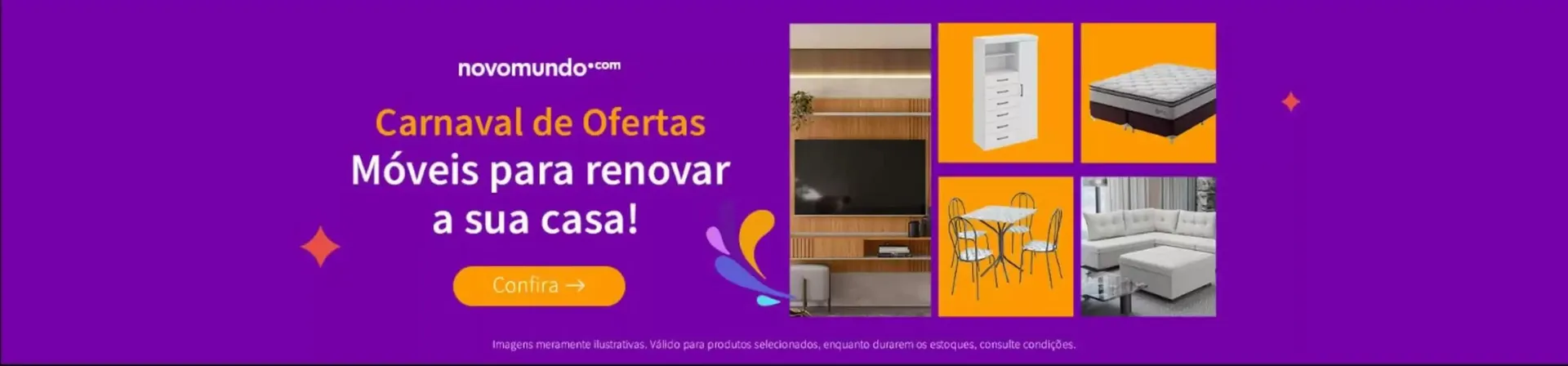 Encarte de Carnaval Novomundo  6 de março até 30 de março 2025 - Pagina 4