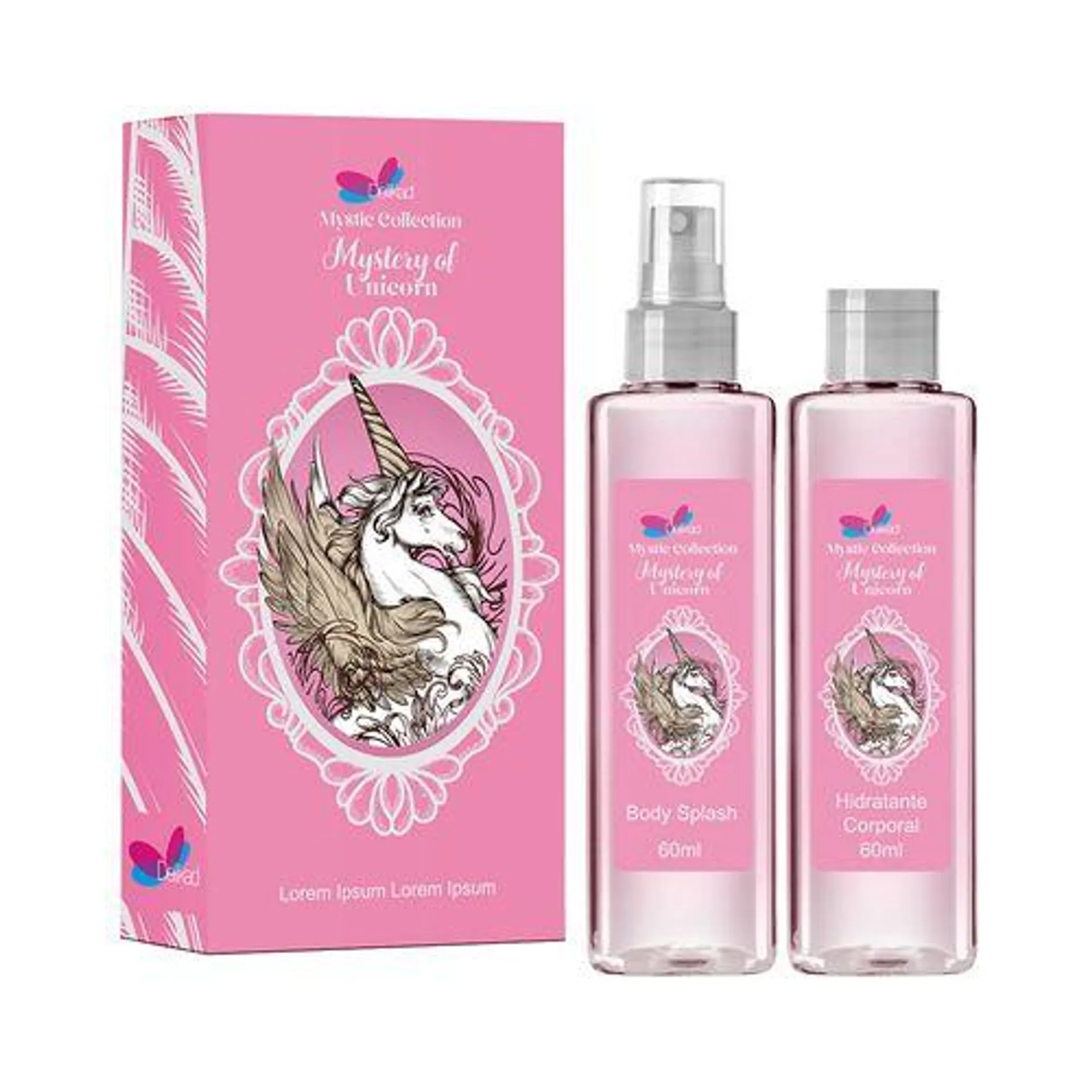 Kit Mystery of Unicorn Body Splash 60 ml + Body Lotion 60 ml