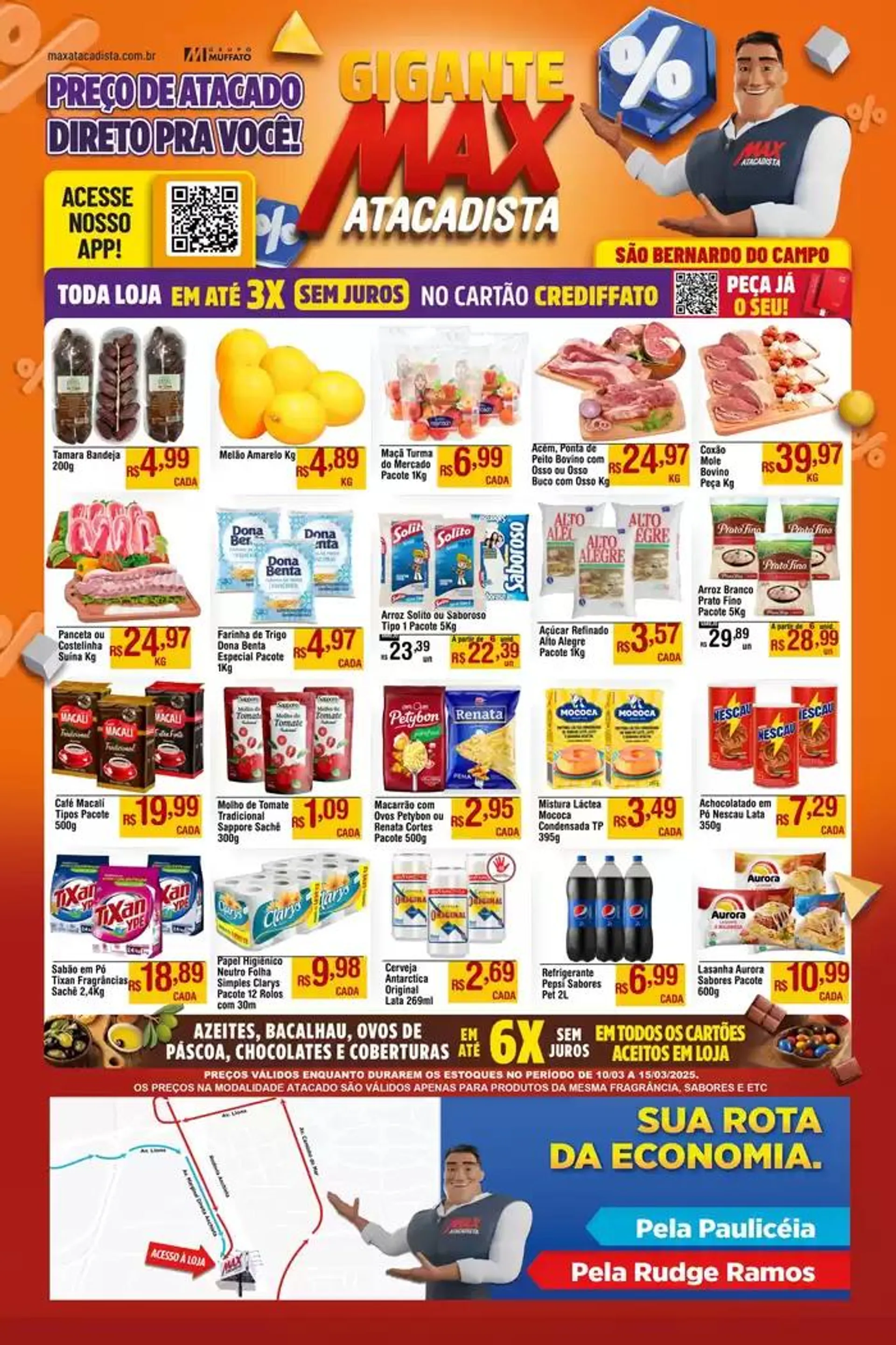 Encarte de Ofertas e promoções atuais 10 de março até 15 de março 2025 - Pagina 1