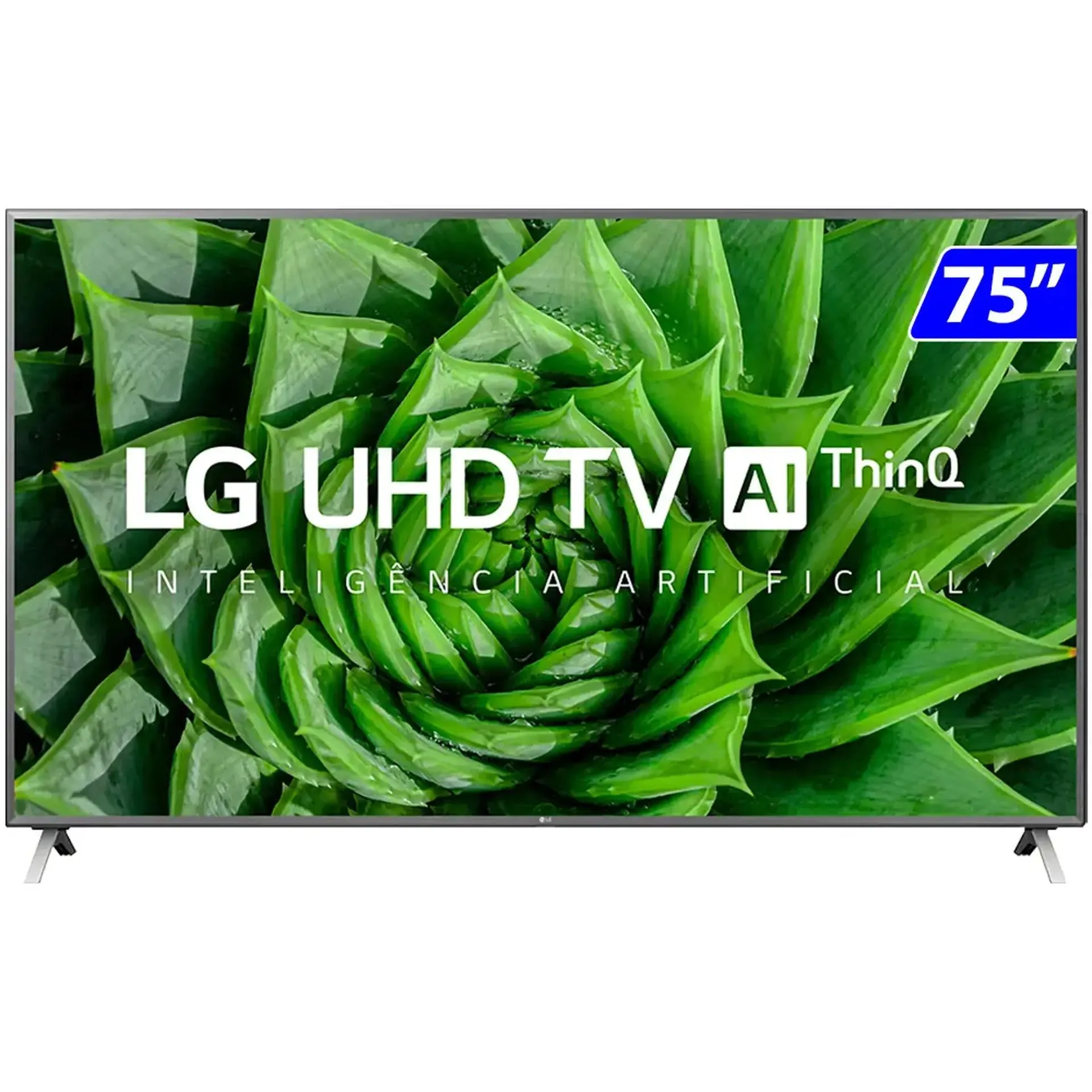 Smart TV LG LED 75" 4K Wi-Fi WebOS Comando de Voz 75UN8000PSB