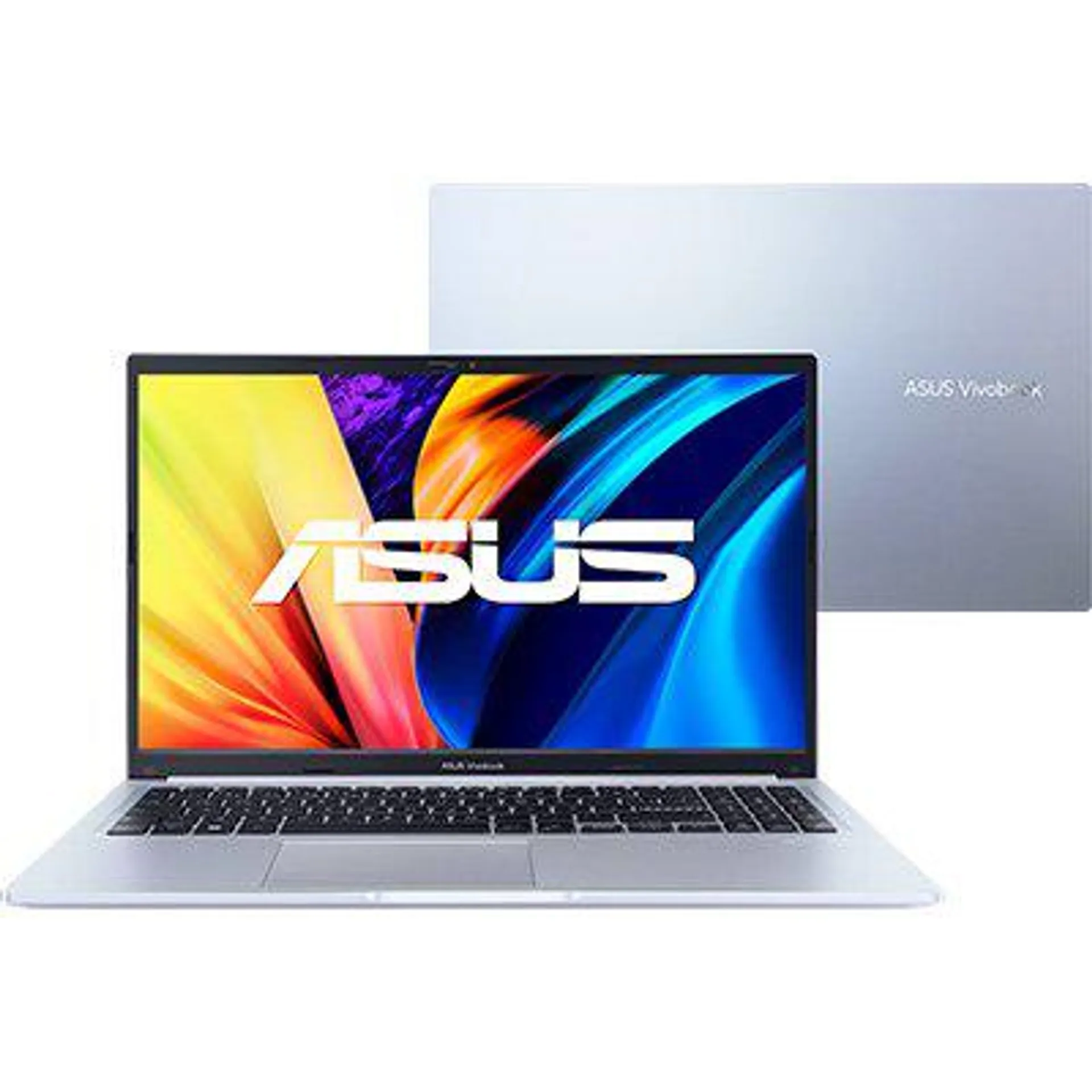Notebook Asus Vivobook X1502ZA, Processador Intel Core I5-12450H, 8GB de Memória, Armazenamento 256GB SSD, Windows 11 Home, Prata, Tela de 15,6", EJ1762W, Asus - CX 1 UN