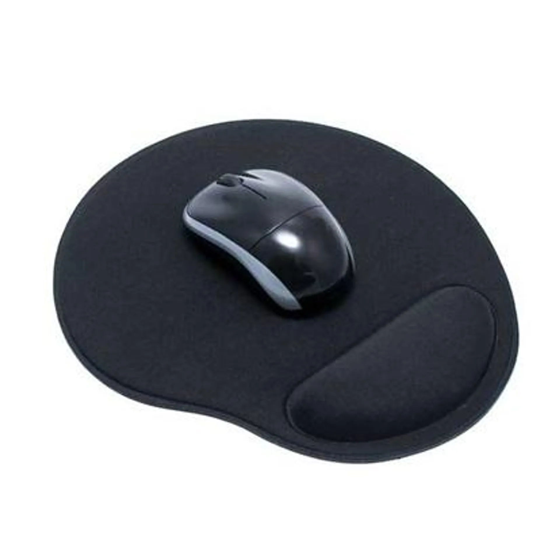 Mouse Pad Ergonômico com Apoio em Espuma Preto 1161 1 UN Work Class