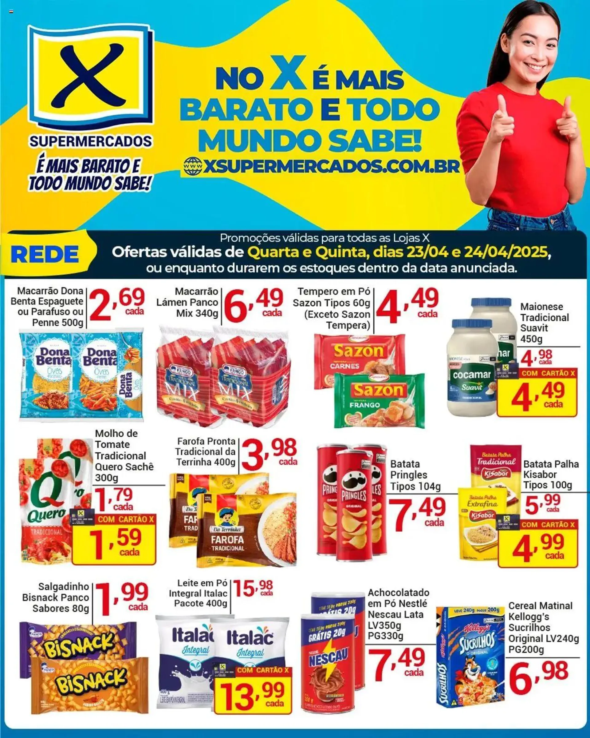 Encarte de X Supermercados - Ofertas da semana 23 de abril até 24 de abril 2025 - Pagina 3