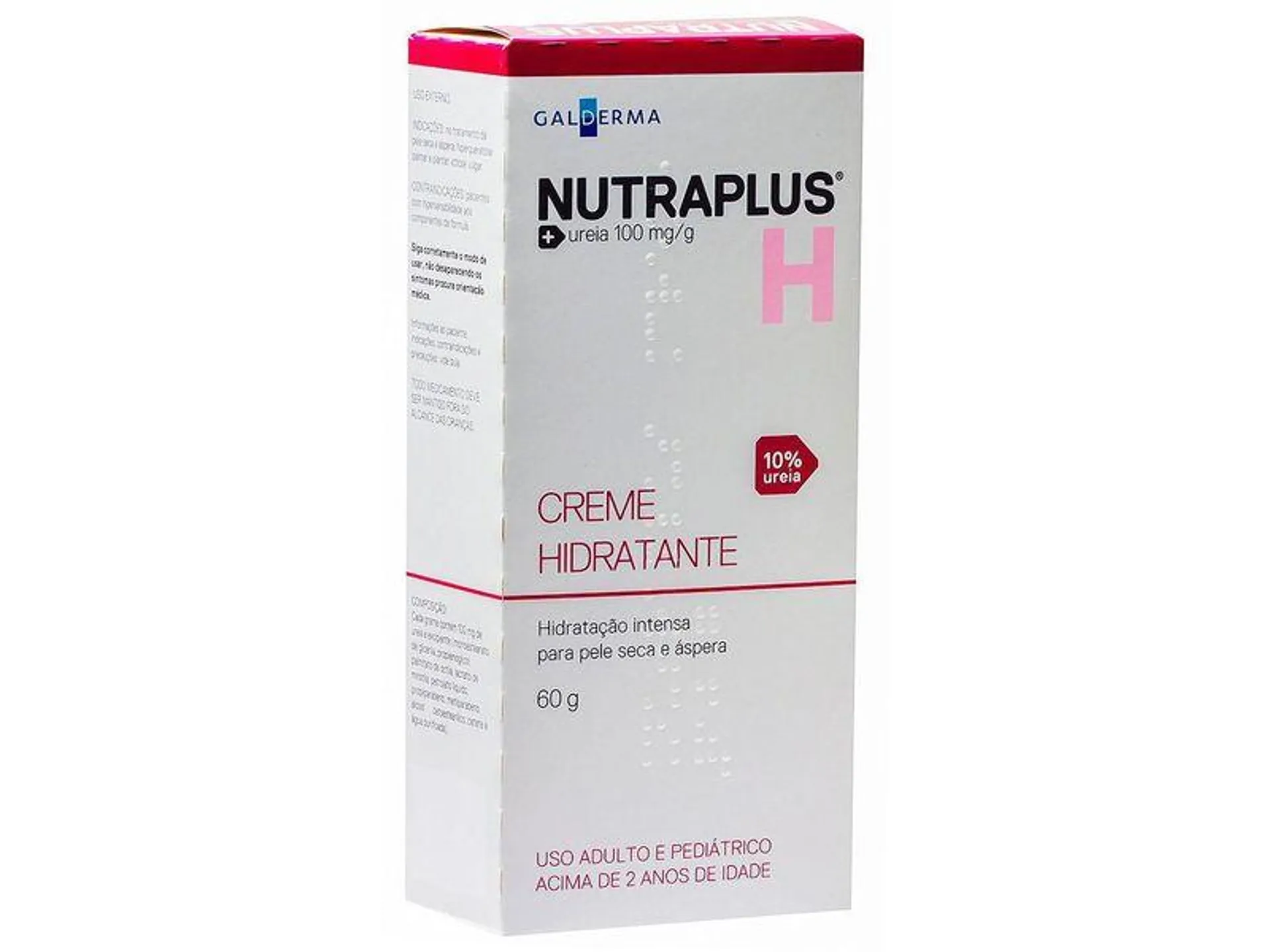 Nutraplus 01g/g creme dermatológico bisnaga com 60g