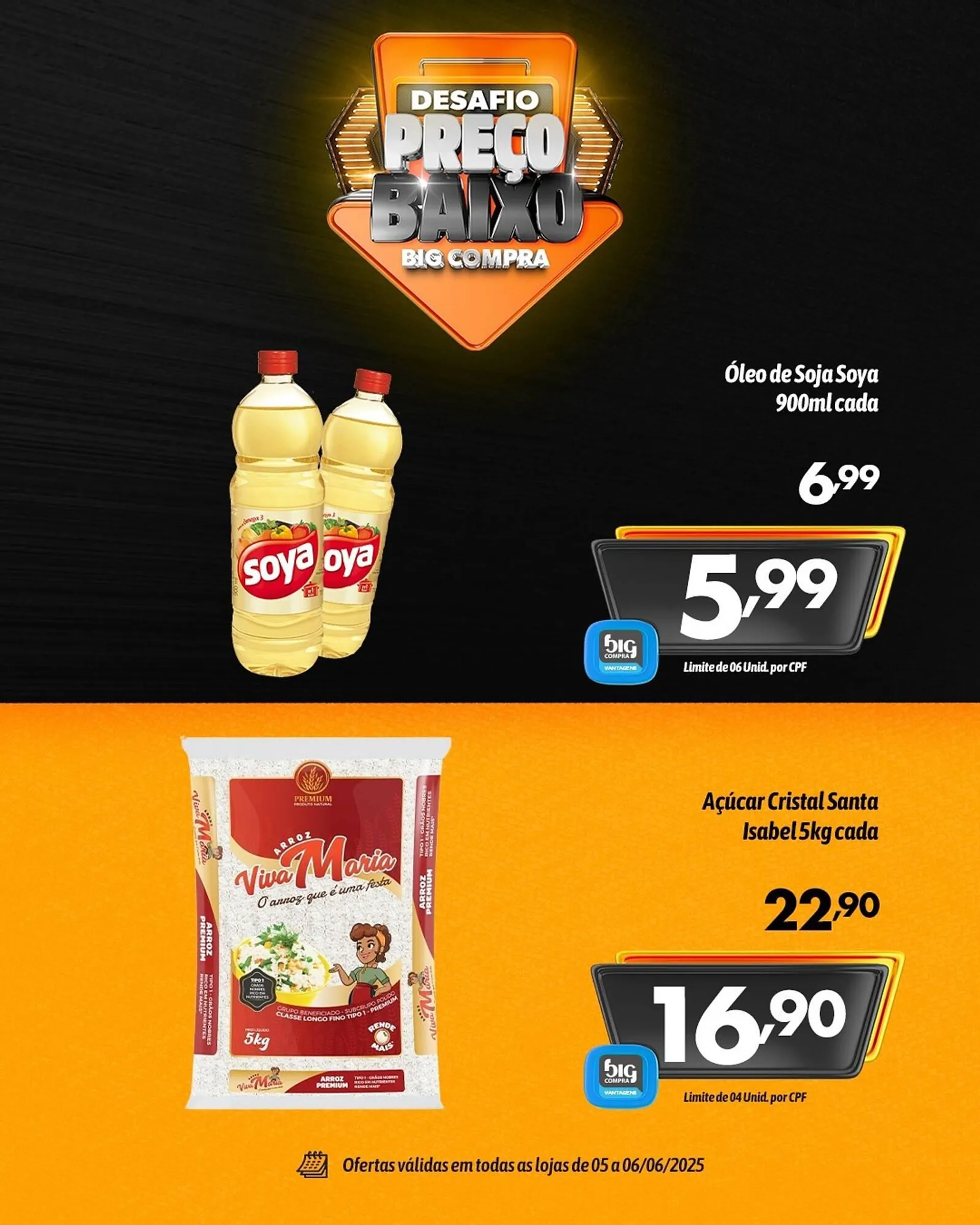 Encarte de Catálogo Supermercados Big Compra 5 de junho até 6 de junho 2025 - Pagina 2