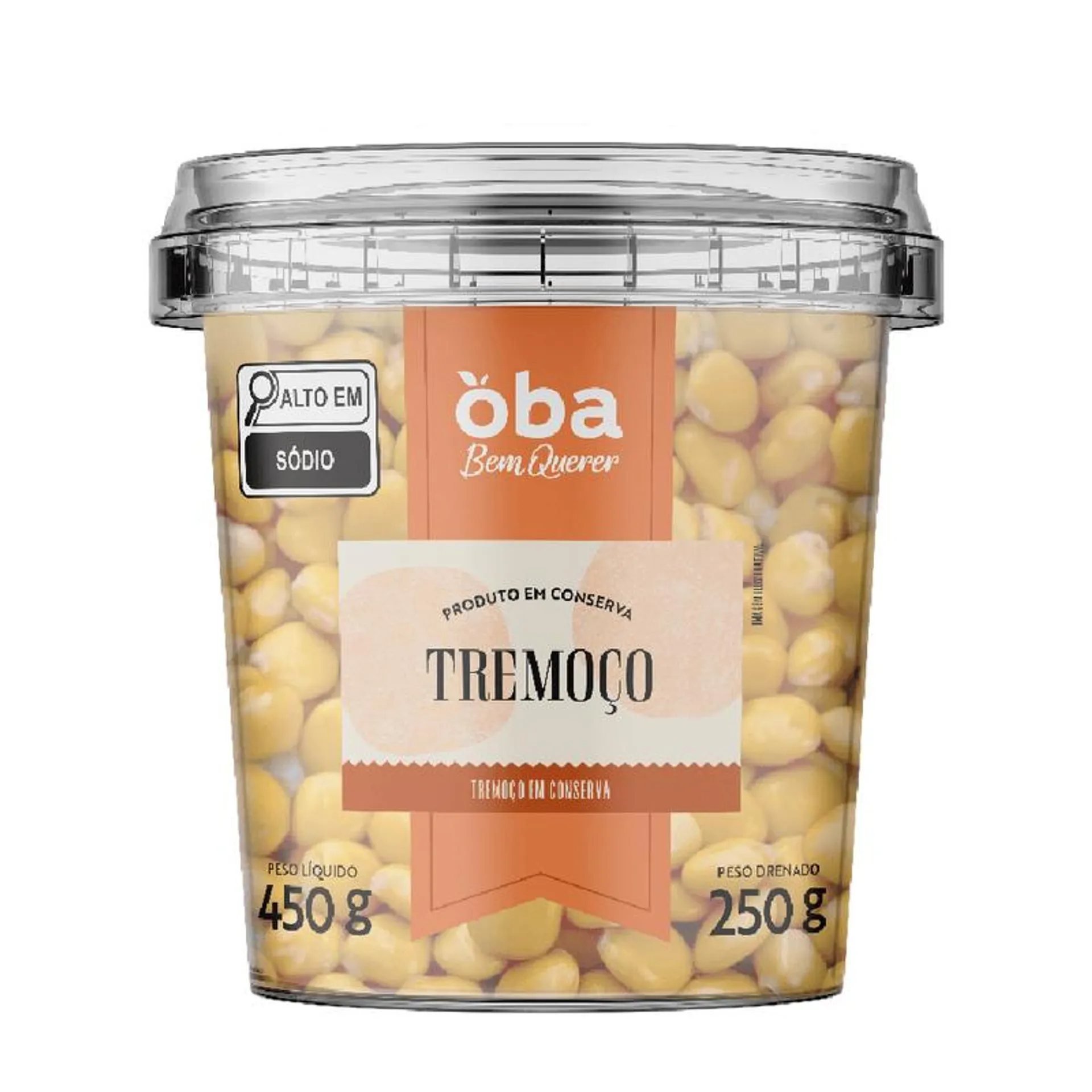 Tremoço Em Conserva Oba Bem Querer 250g