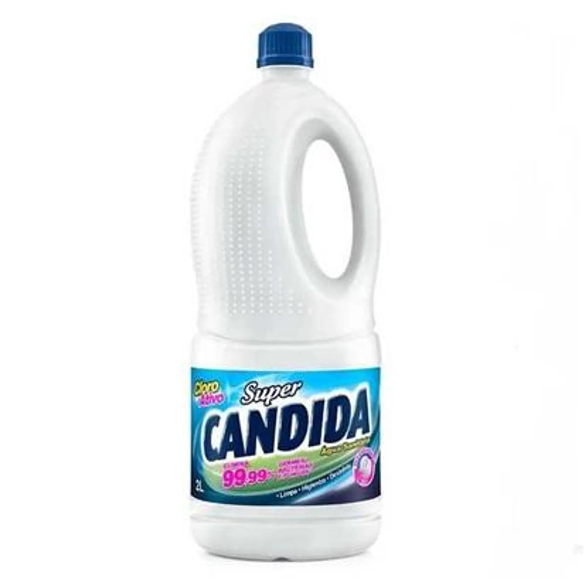 Água Sanitária Cloro Ativo 2,0 a 2,5% 2L 1 UN Super Cândida