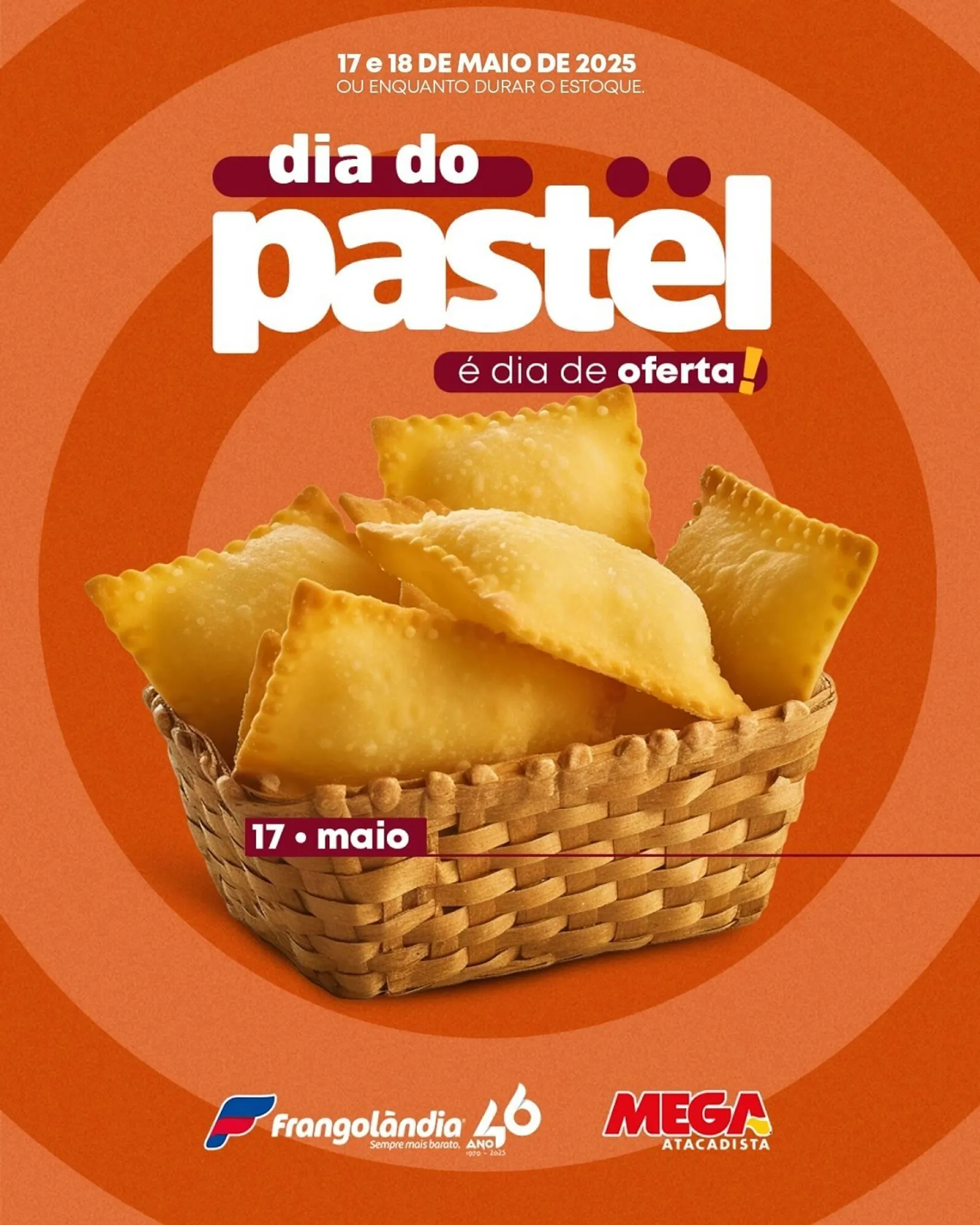 Encarte de Ofertas Frangolândia 17 de maio até 18 de maio 2025 - Pagina 1