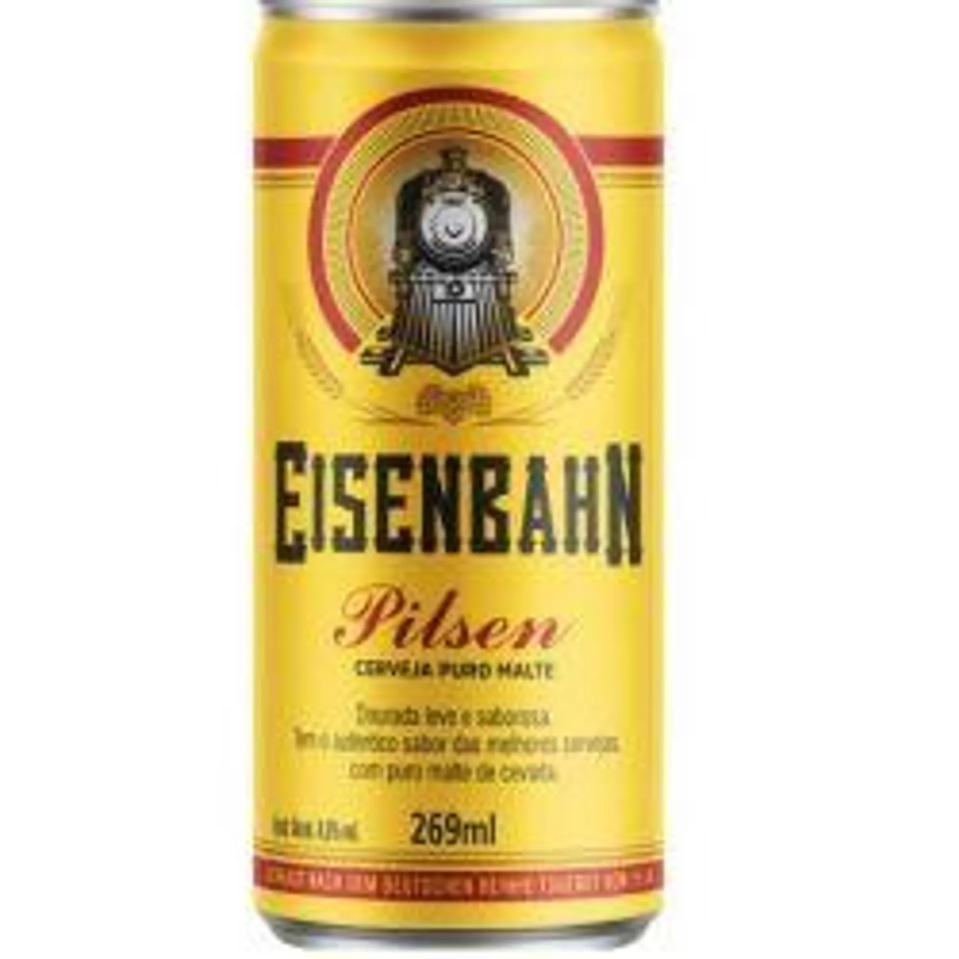 Cerveja Pilsen Puro Malte Eisenbahn Lata 269ml