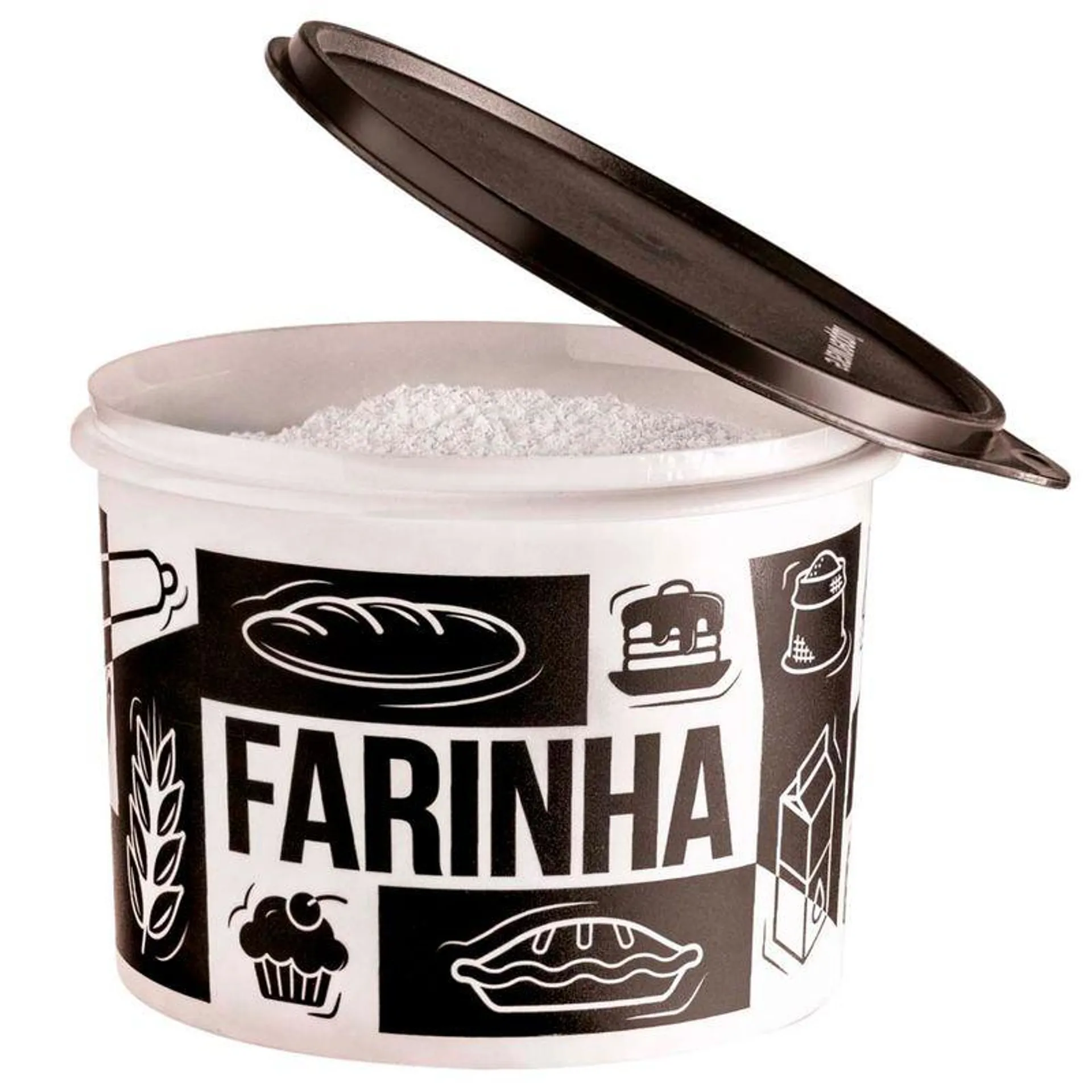 Tupper Caixa 1,8Kg Farinha Pop Box