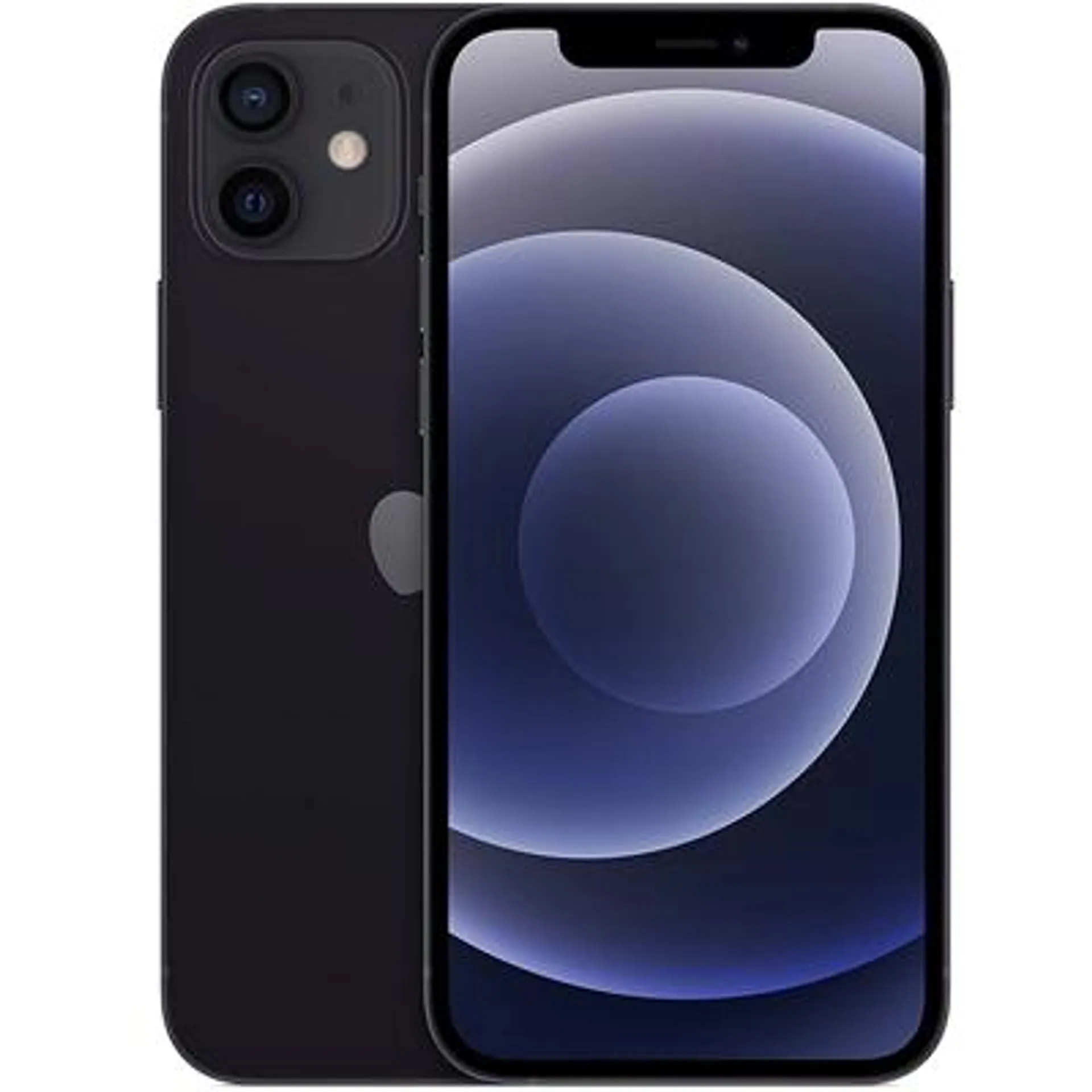 Smartphone Apple Iphone 12, Processador A14 Bionic, 128 GB, Tela Super Retina XDR 6.1”, Câmera Traseira Dupla 12.0 MP + 12.0 MP, Frontal 12.0 MP, Face ID, iOS 14 - Preto