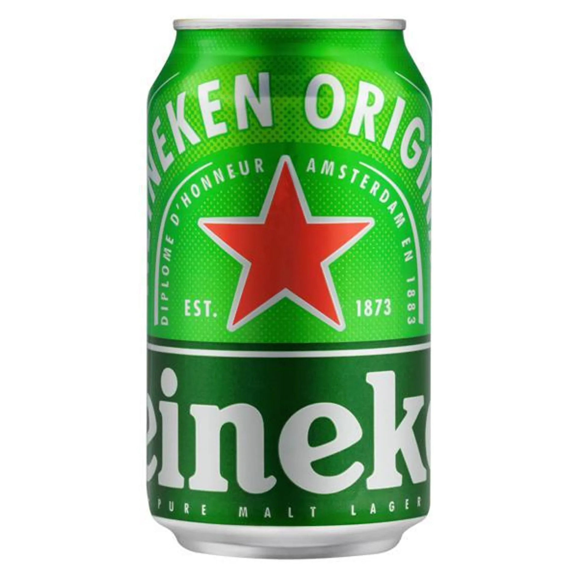 Cerveja Lager Premium Puro Malte Heineken Lata 350ml ( *Proibido pgmt no cartão vale alimentação e refeição*)