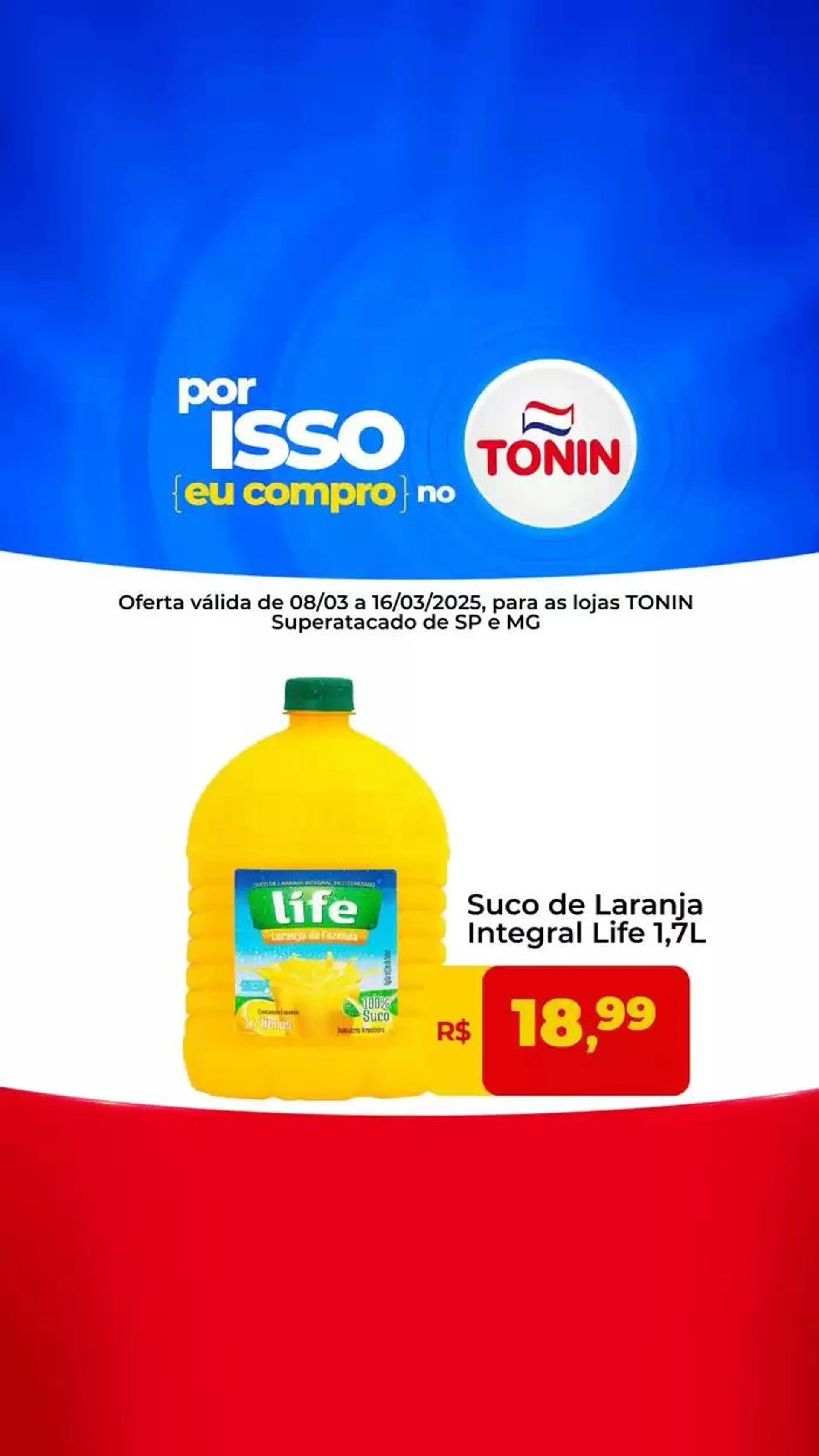 Encarte de SUCOS LIFE 8 de março até 16 de março 2025 - Pagina 1