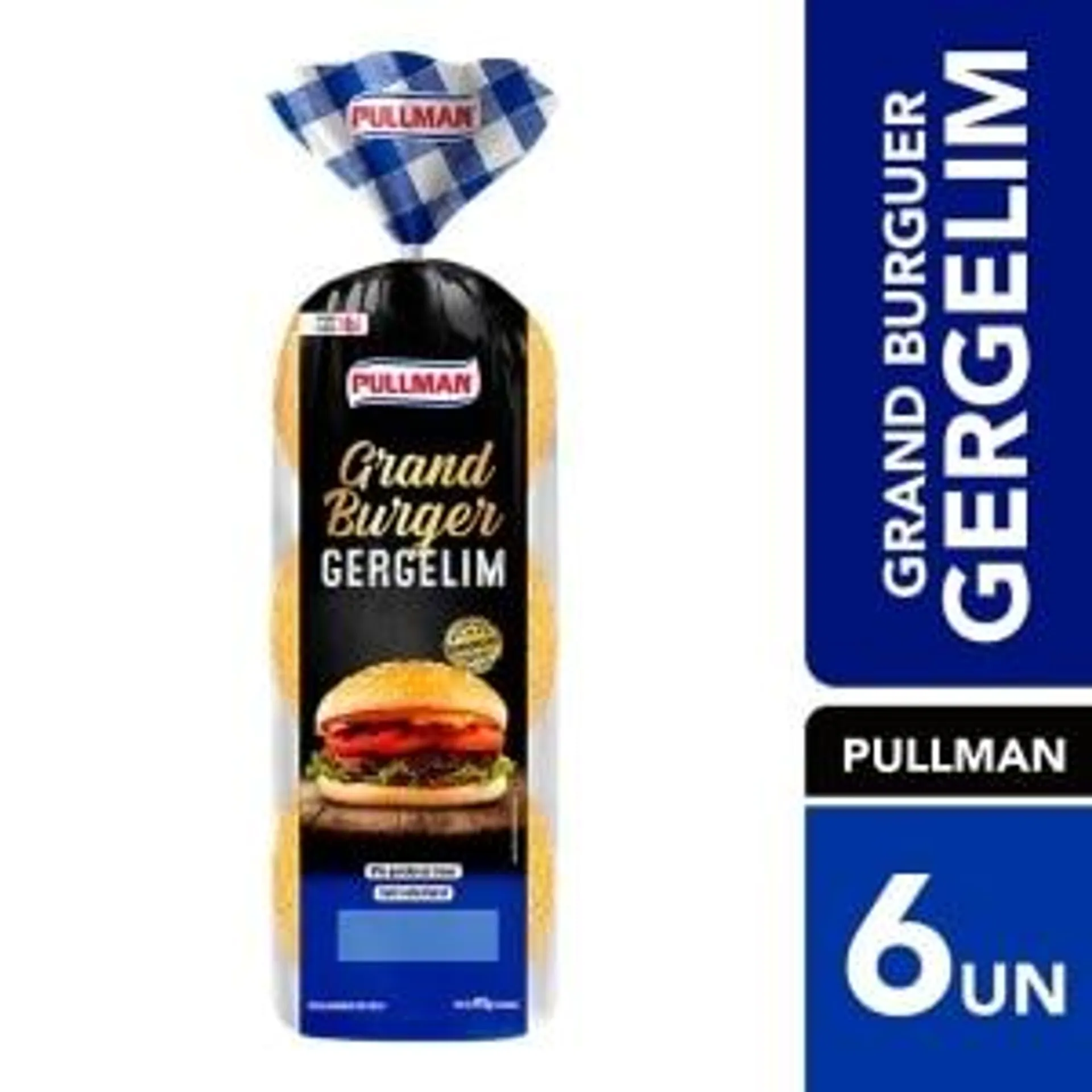 Pão Pullman Hamburguer com Gergelim 420g