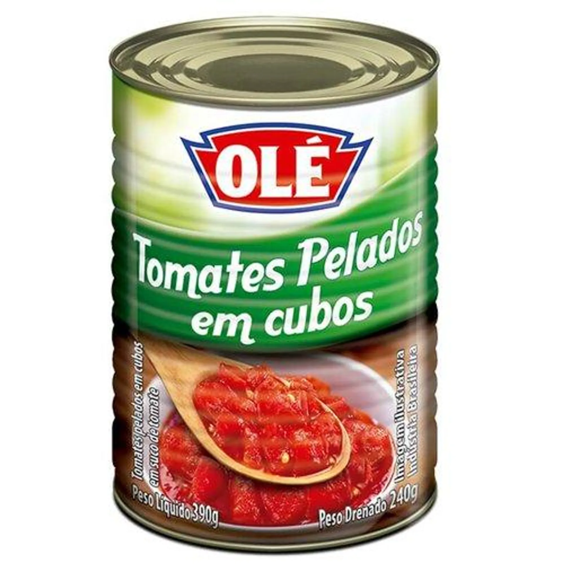 Tomates Pelados Olé Em Cubos LT 240g