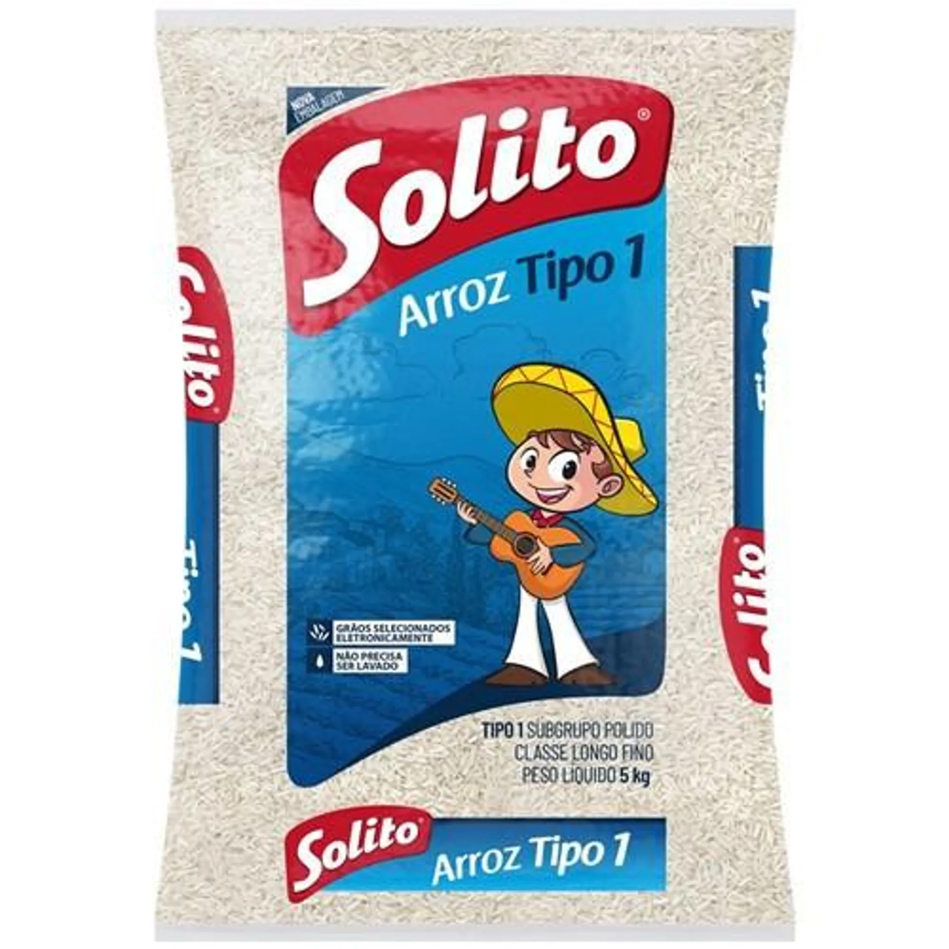 Arroz Tipo 1 Solito Pacote 5kg