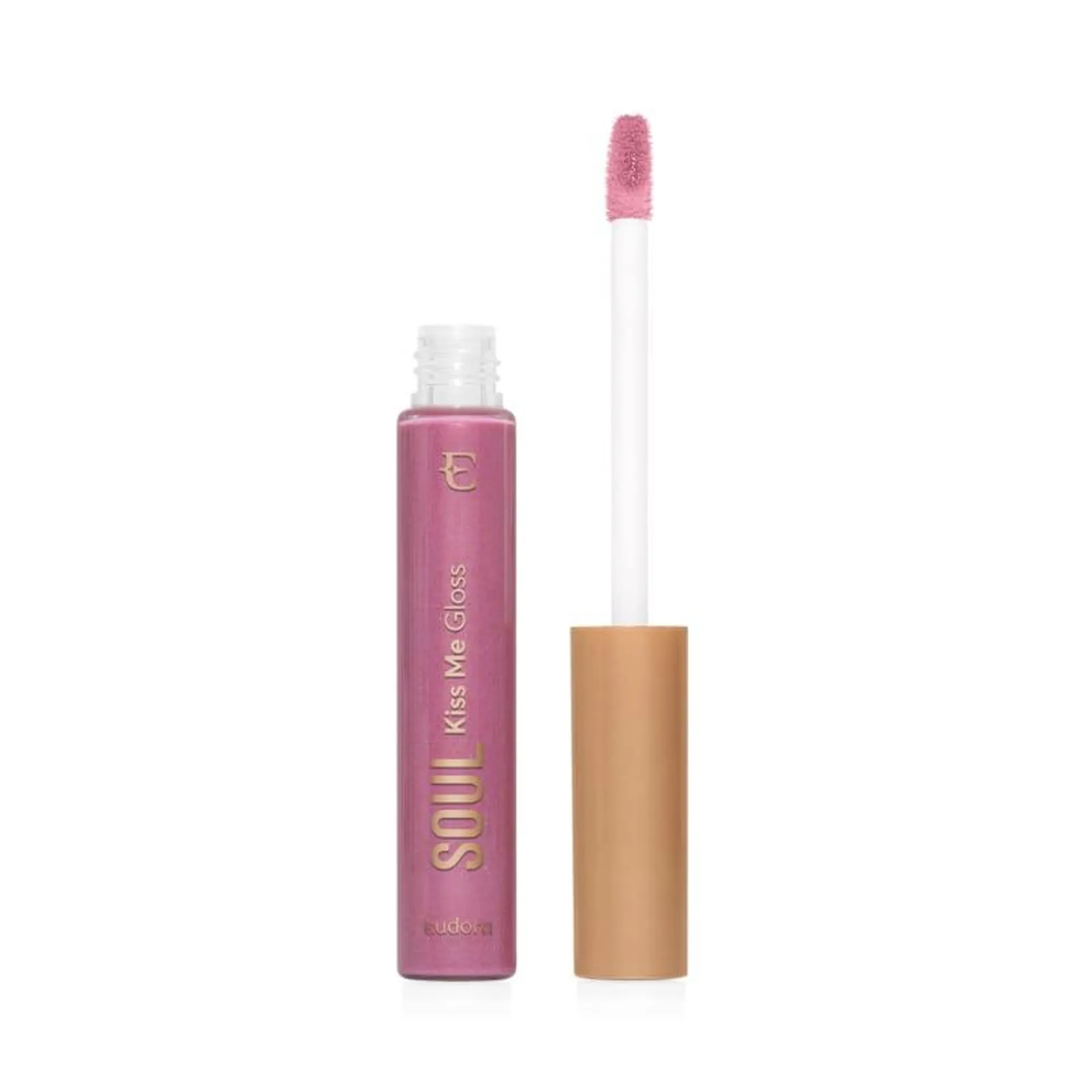 Gloss Rosa Macaron de Framboesa Soul Kiss Me Doces Finos 5,2ml