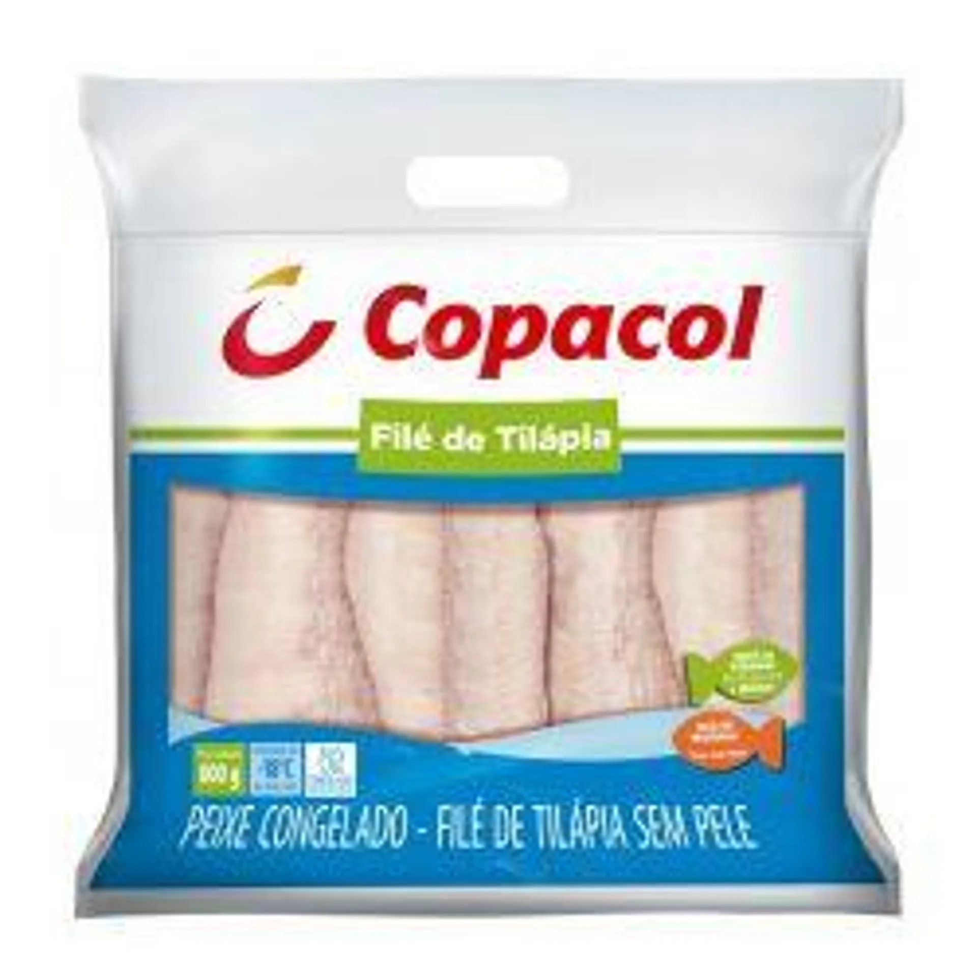 Filé De Tilápia Copacol Congelado 800g