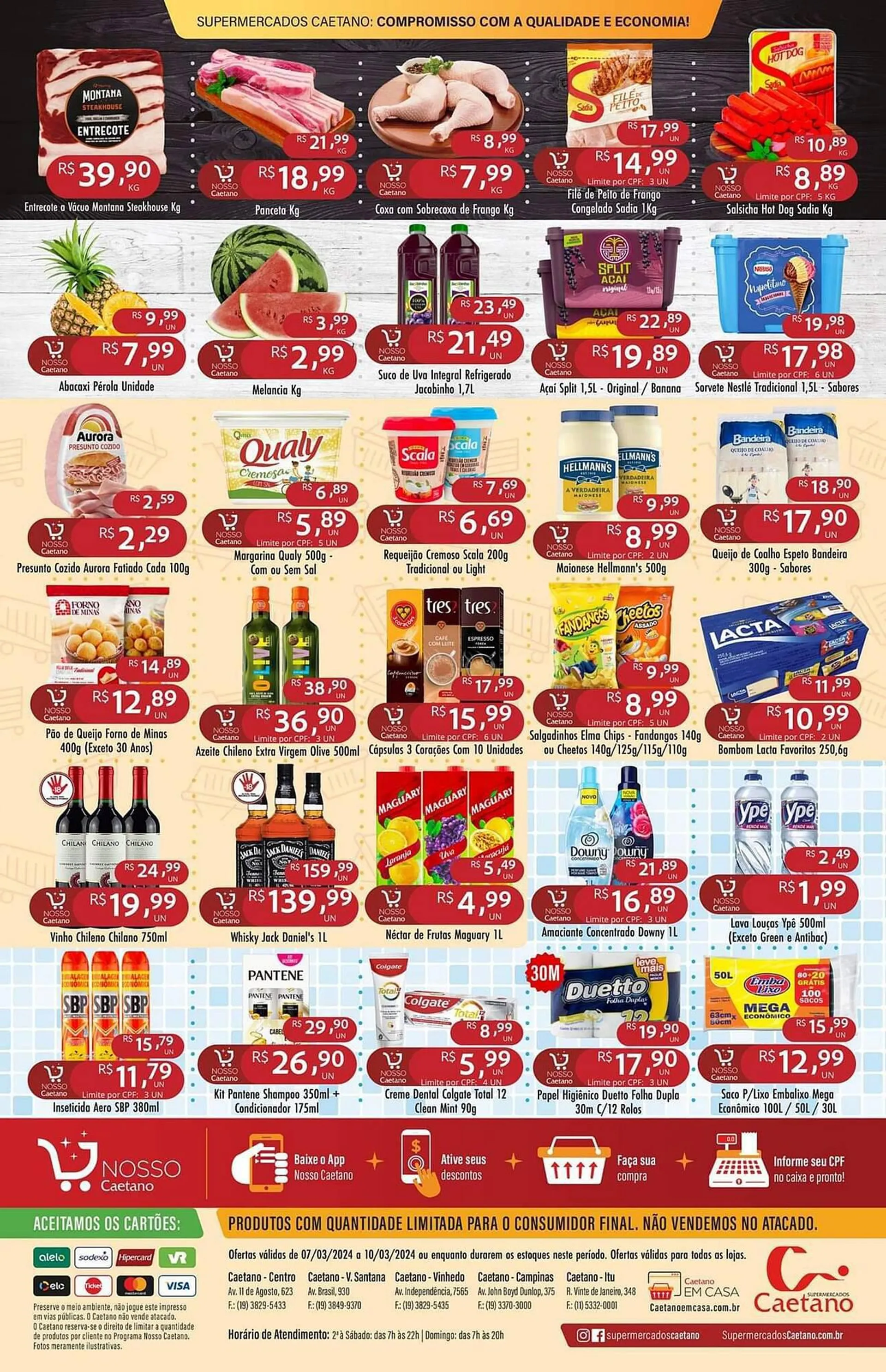 Encarte de Catálogo Supermercados Caetano 7 de março até 10 de março 2024 - Pagina 2