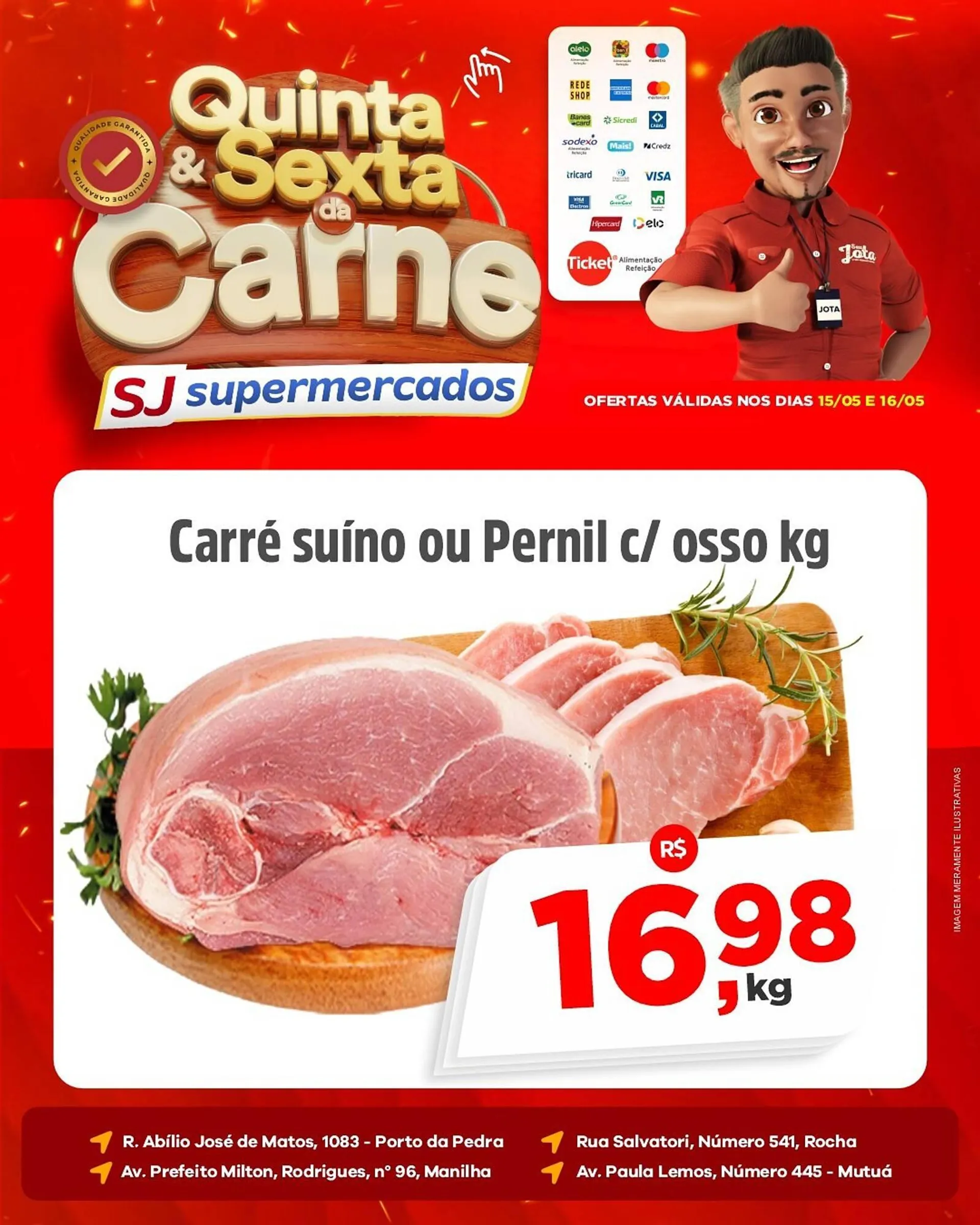 Encarte de Catálogo Sj Supermercados 15 de maio até 16 de maio 2025 - Pagina 4