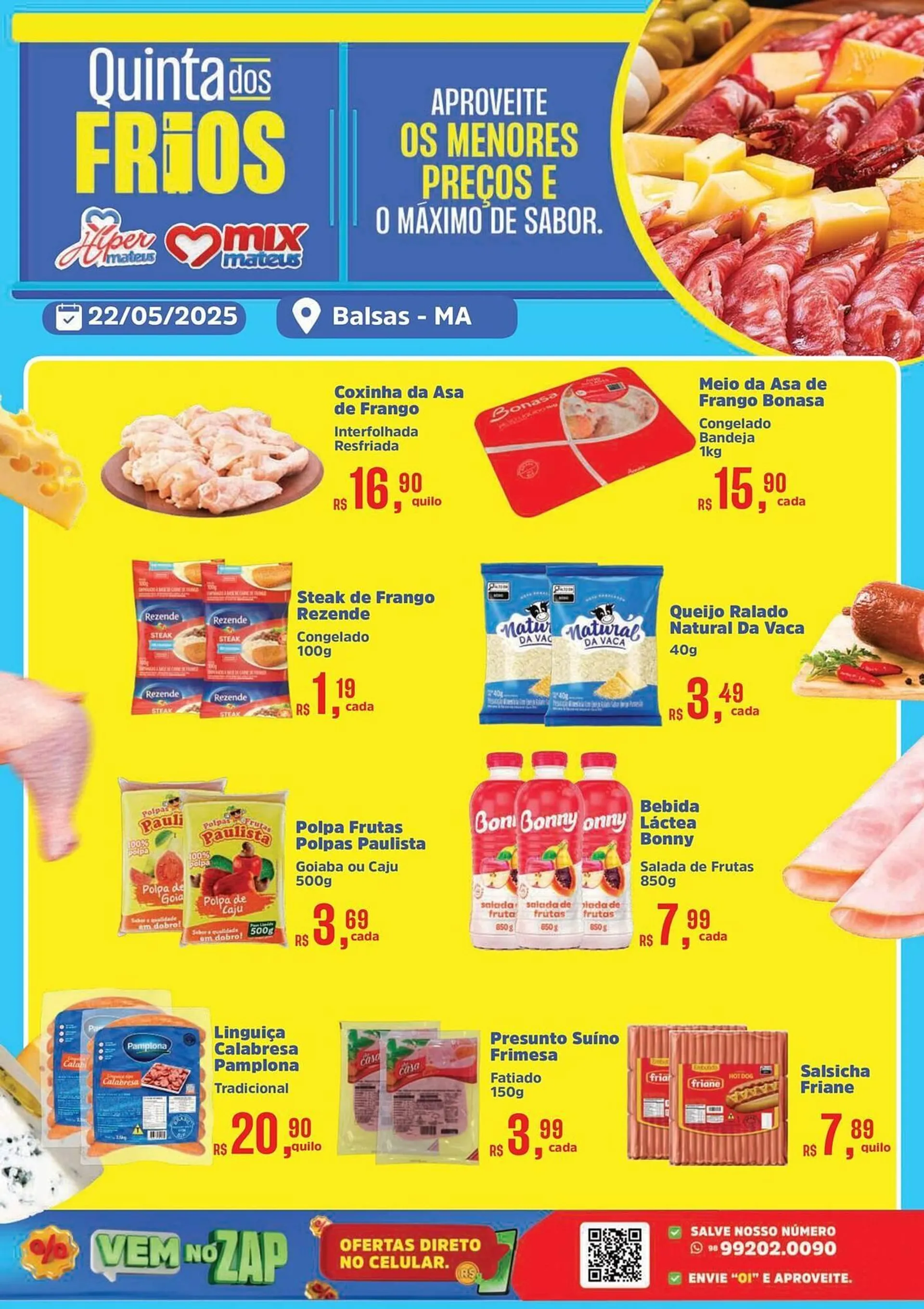 Encarte de Catálogo Supermercados Mateus 22 de maio até 22 de maio 2025 - Pagina 1