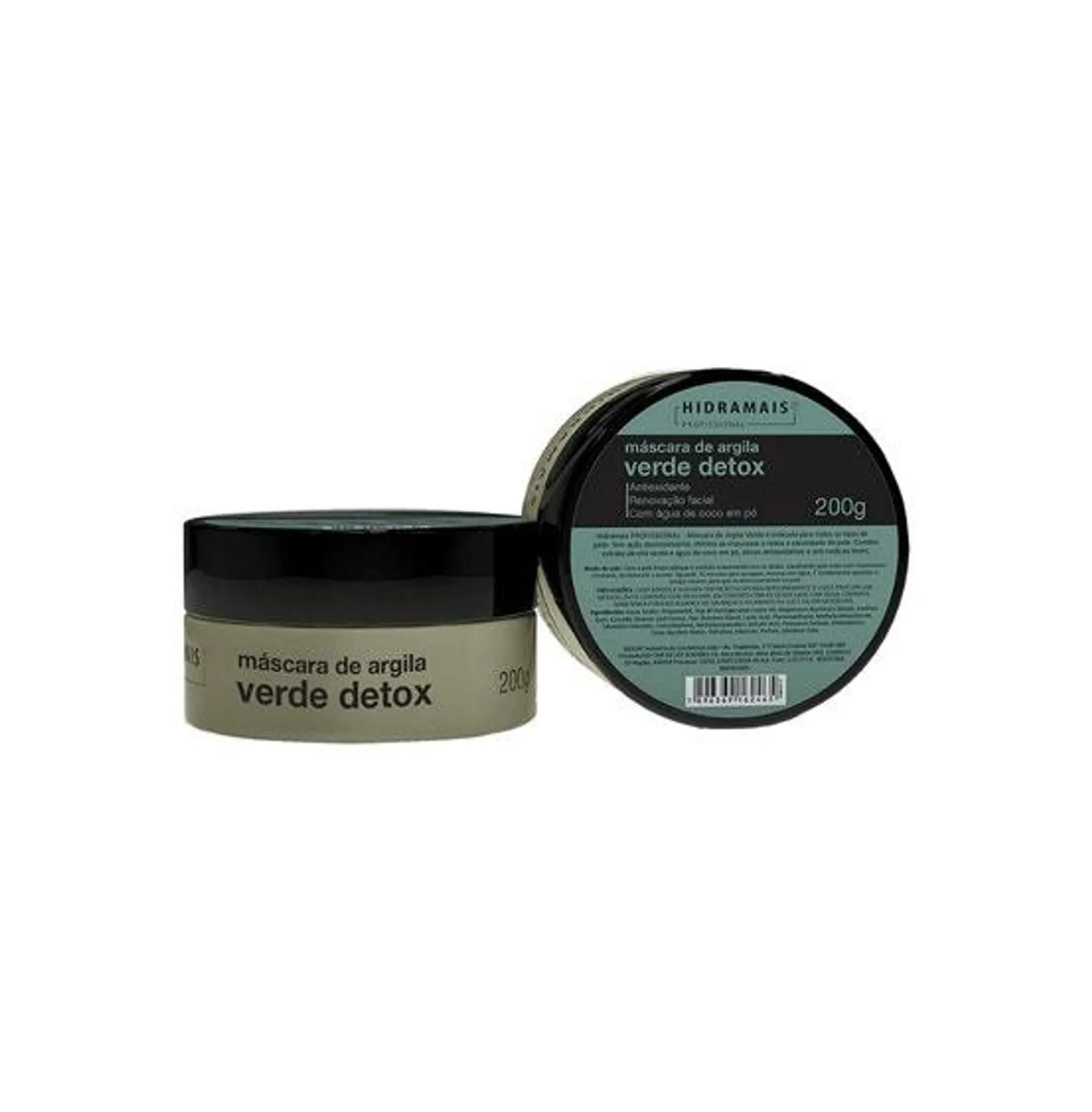 Creme Hidramais Máscara Massagem Argila Verde 200g