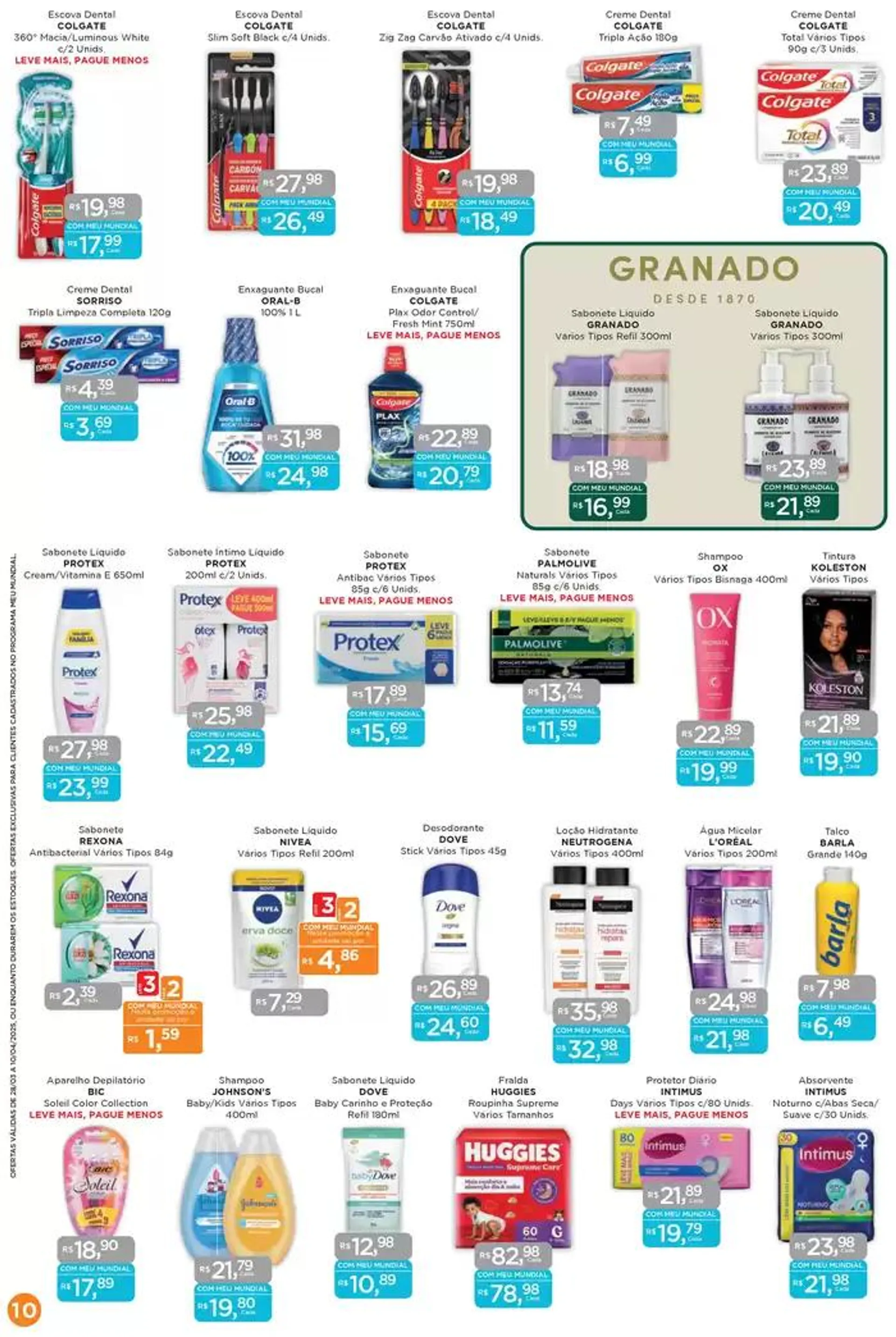 Encarte de Ofertas Supermercados Mundial 28 de março até 10 de abril 2025 - Pagina 10