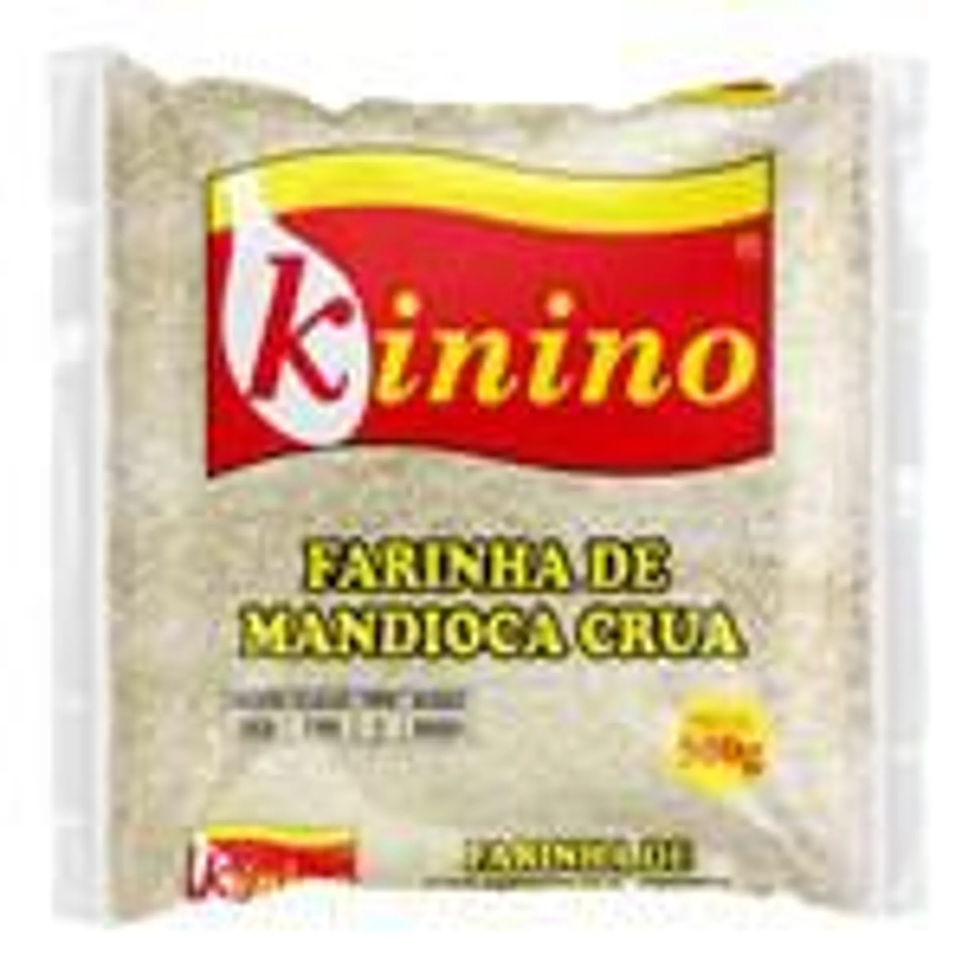 Farinha de Mandioca Kinino Crua Pacote 500G