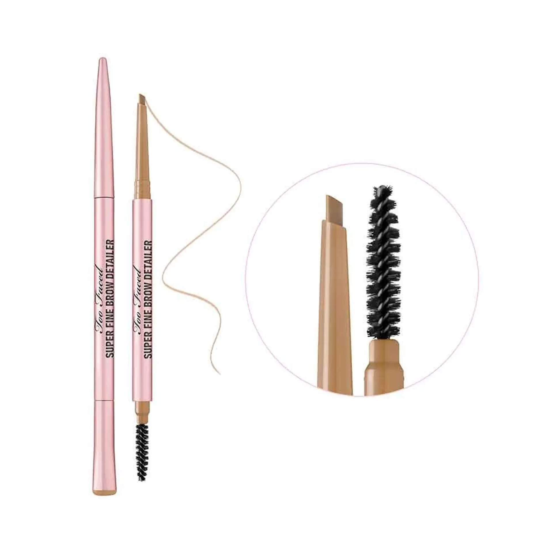 Lápis de Sobrancelha Too Faced Super Fine Brow Detailer Soft Brown