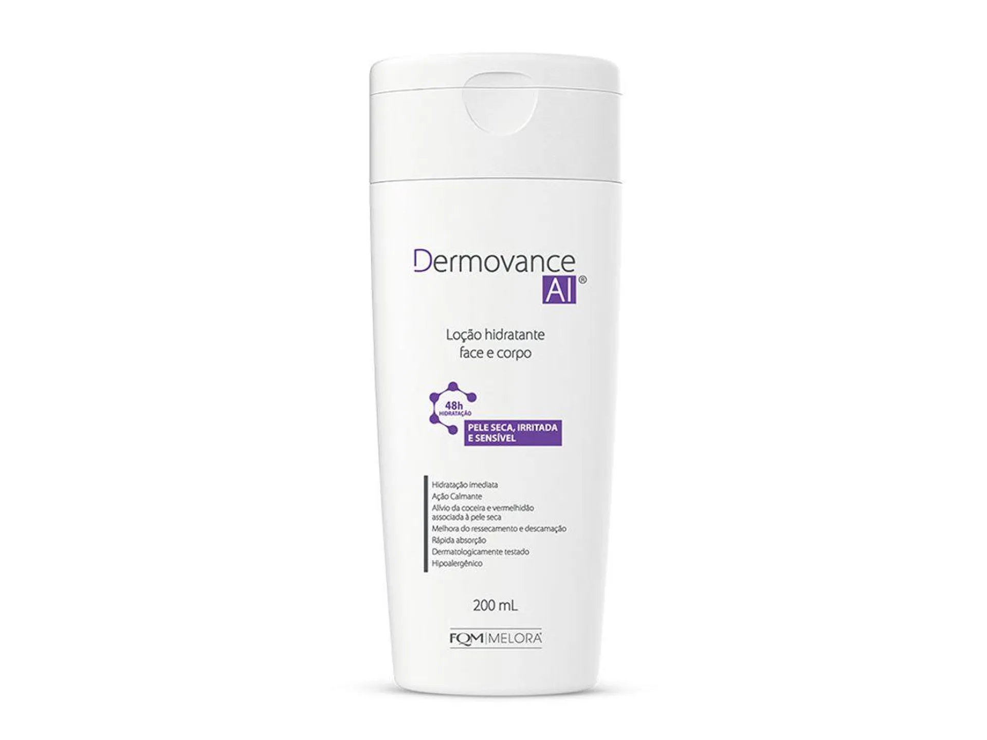 Loção Hidratante Dermovance AI Corpo e Rosto 200ml