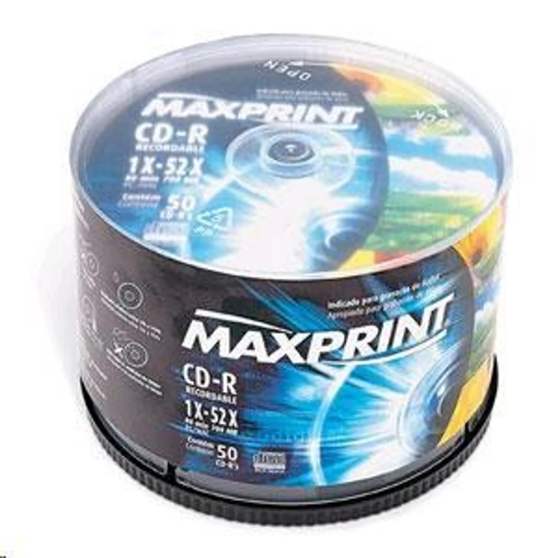 CD-R 700Mb c/50 52X, 506047, MAXPRINT