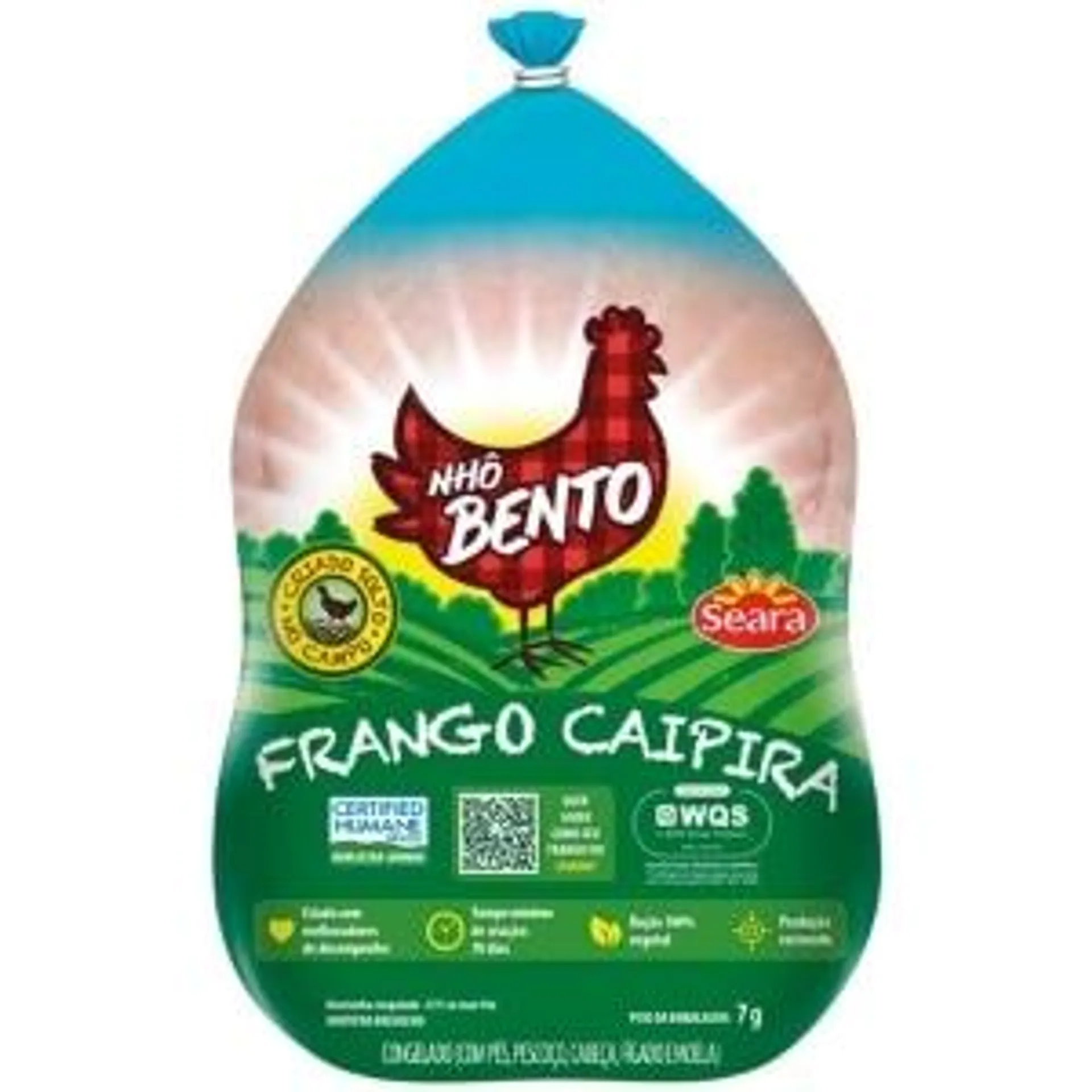 Frango Caipira Nho Bento 2,2kg