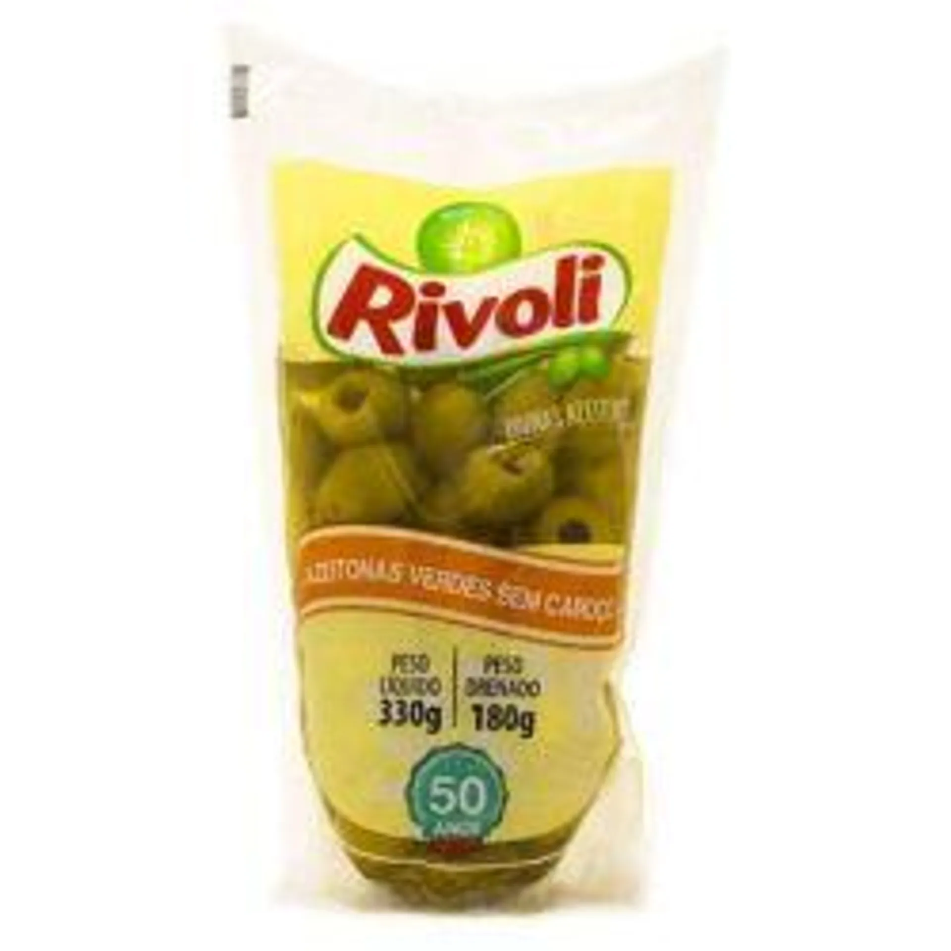 Azeitona Rivoli 150g Verde S/caroço Sc