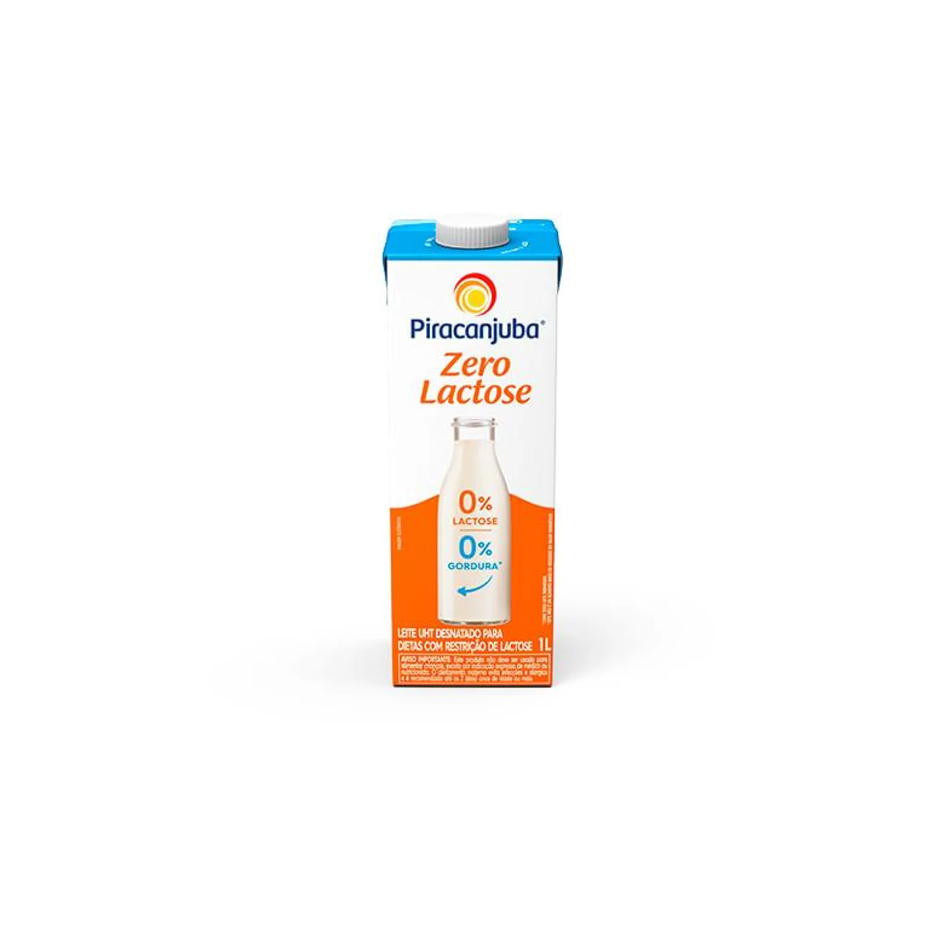 Leite Piracanjuba Desnatado Zero Lactose 1lt