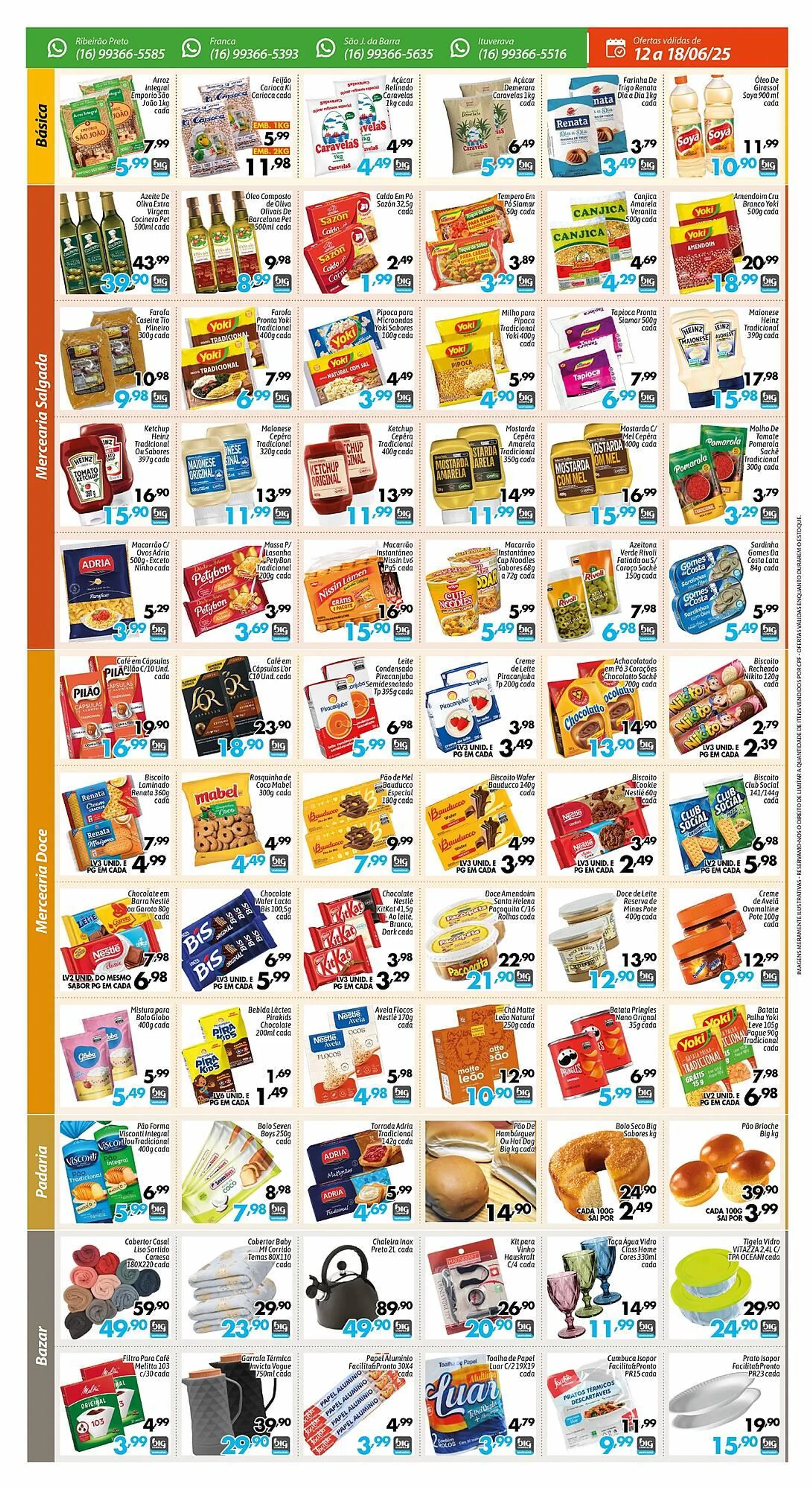 Encarte de Catálogo Supermercados Big Compra 12 de junho até 18 de junho 2025 - Pagina 2