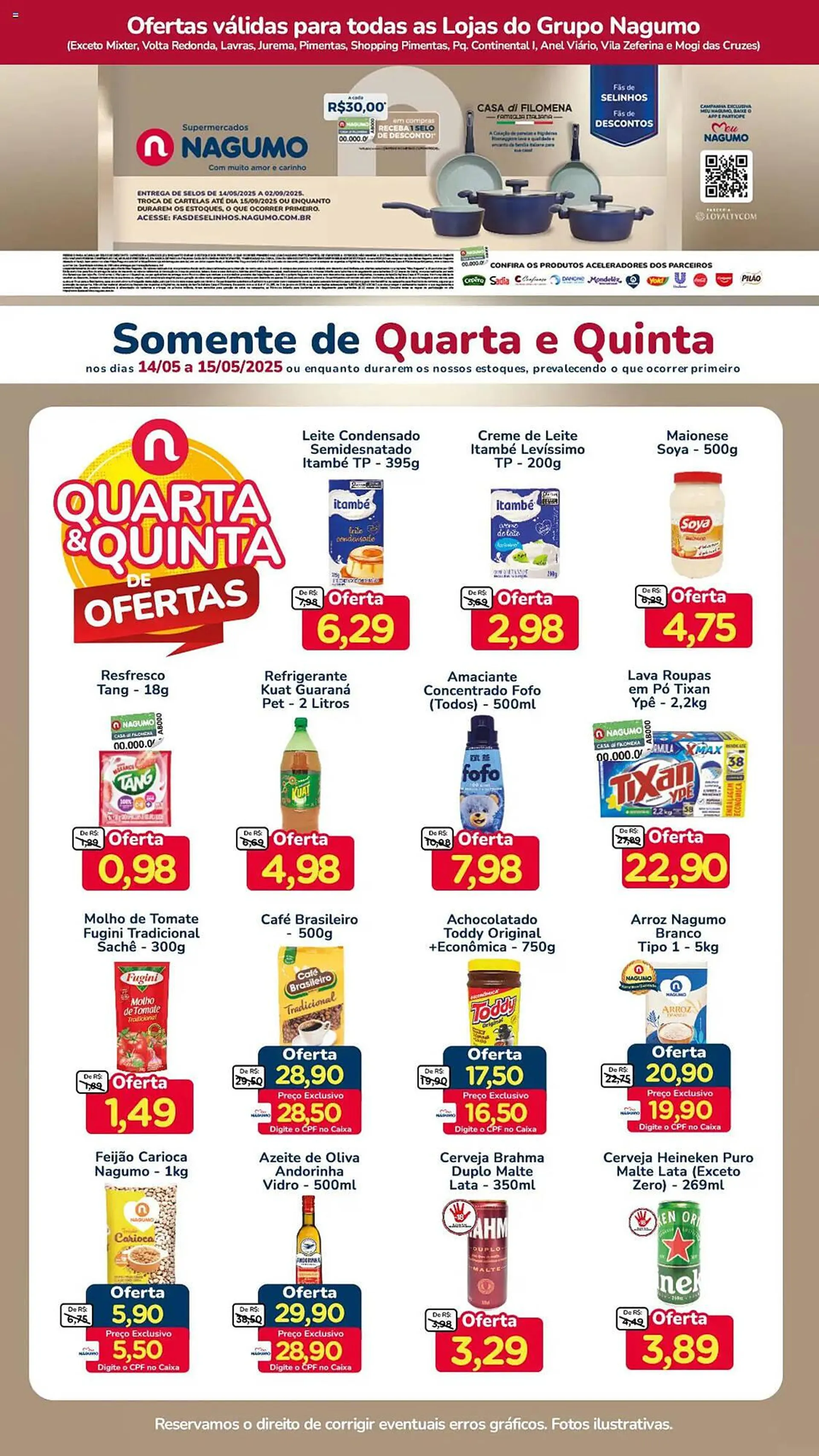 Encarte de Catálogo Nagumo 14 de maio até 15 de maio 2025 - Pagina 1