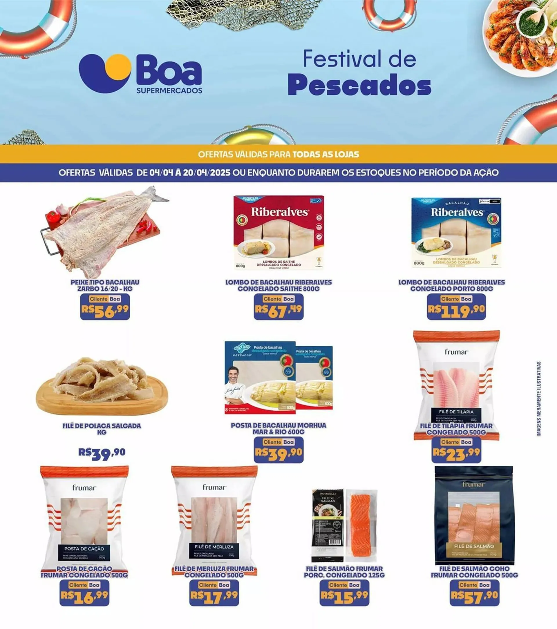 Encarte de Catálogo Boa Supermercados 9 de abril até 20 de abril 2025 - Pagina 1