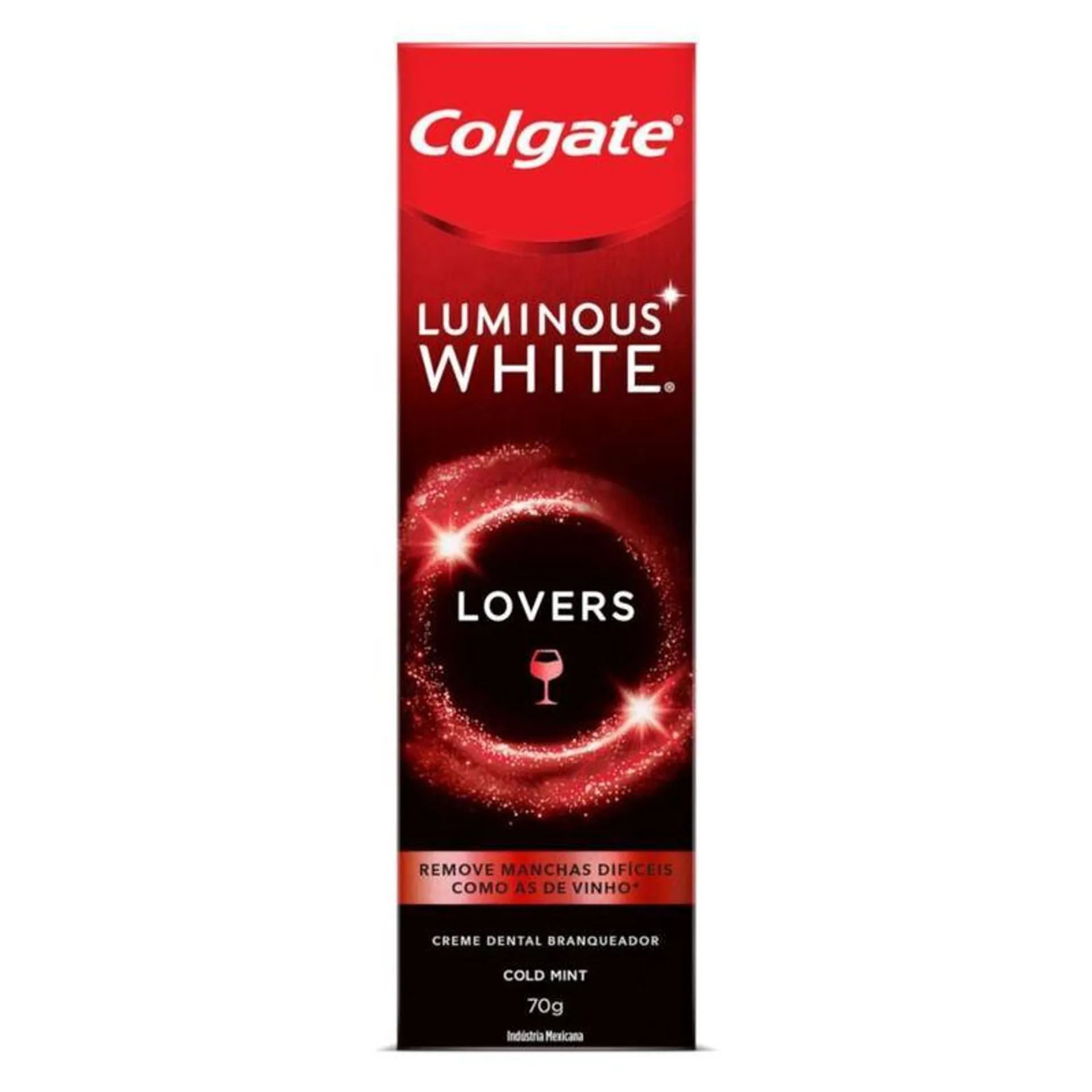 Creme Dental Colgate Luminous White Lovers Cold Mint 70g