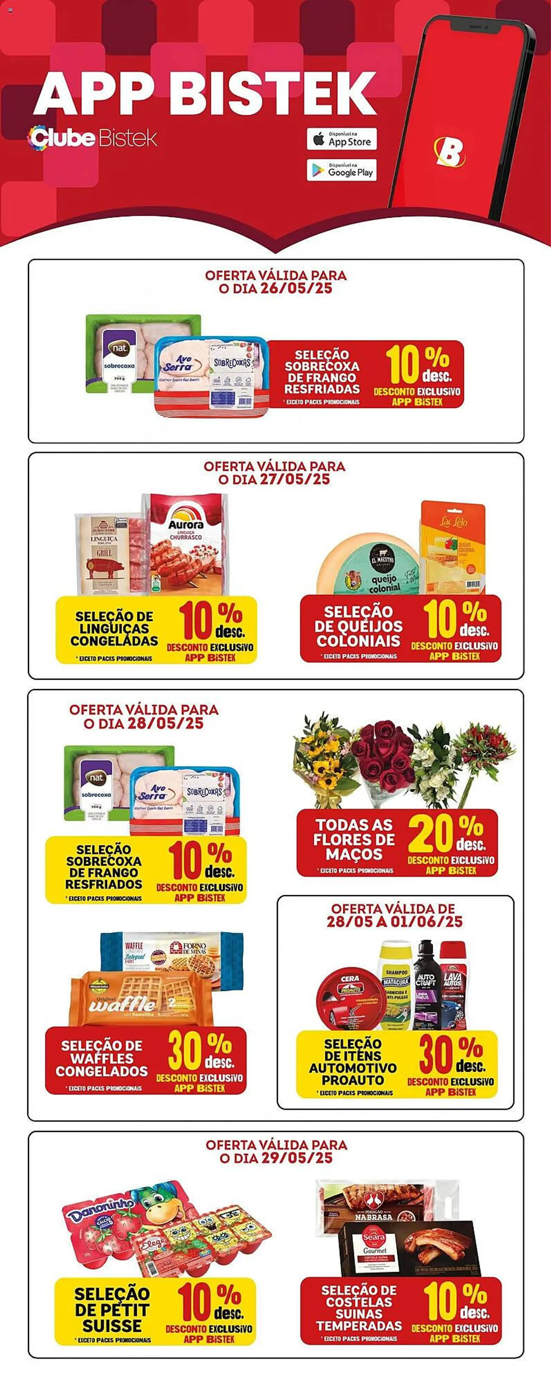 Encarte de Catálogo Bistek Supermercados 26 de maio até 2 de junho 2025 - Pagina 1