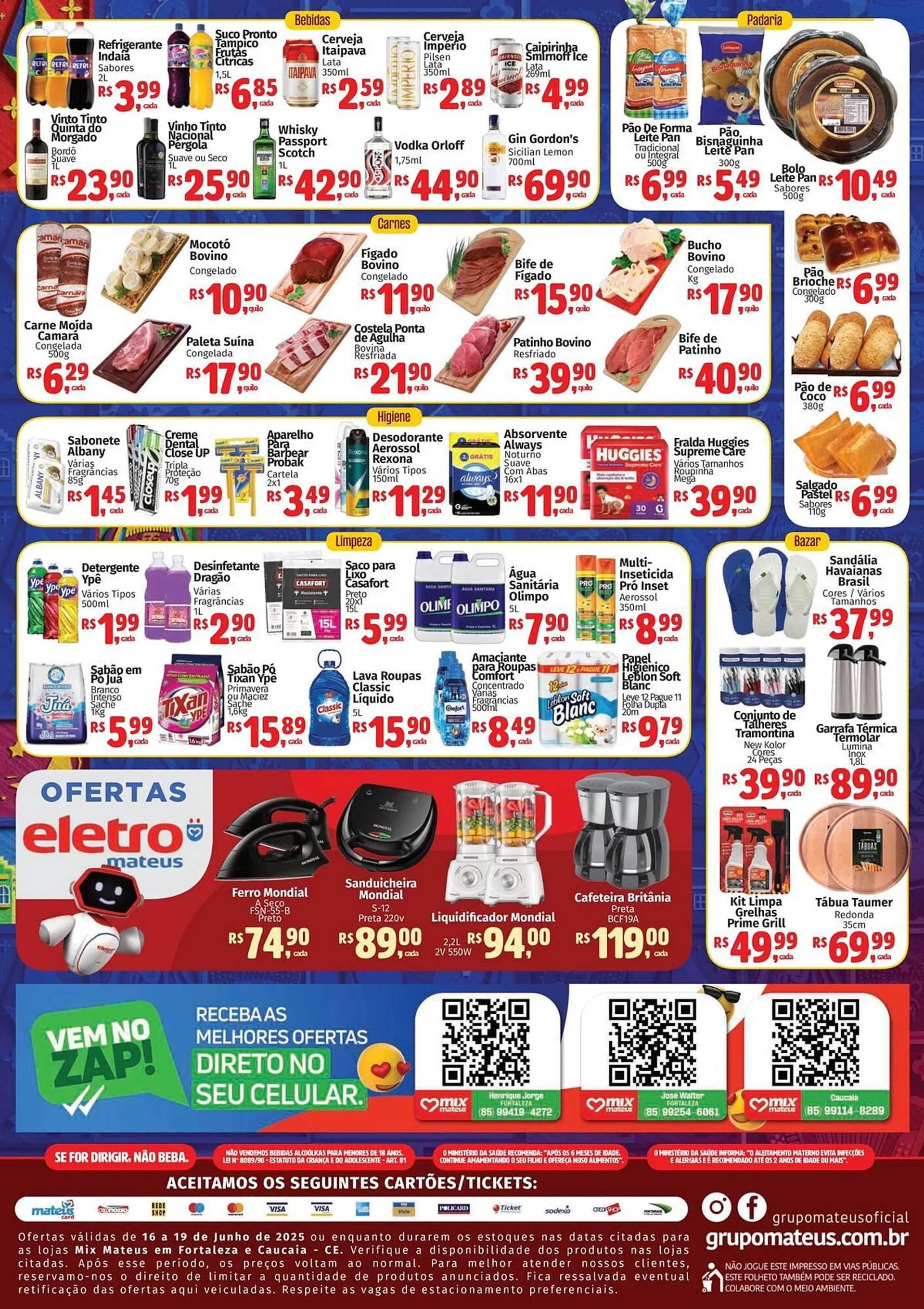 Encarte de Catálogo Supermercados Mateus 16 de junho até 19 de junho 2025 - Pagina 3