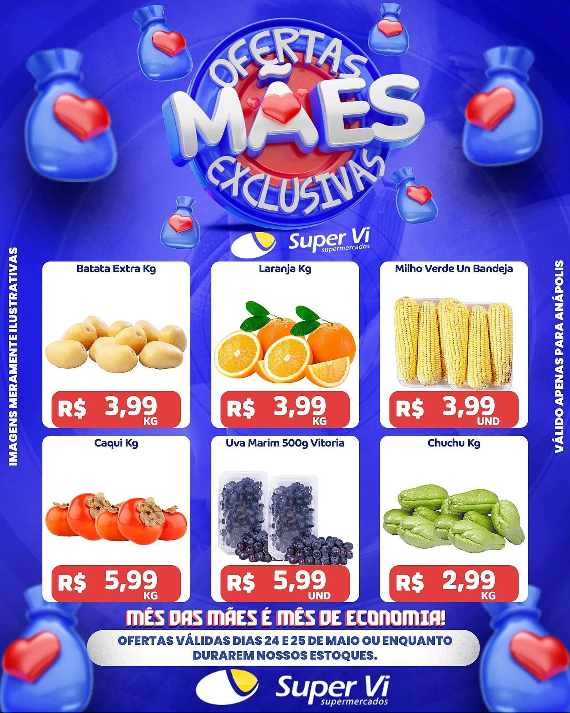 Encarte de Catálogo Super Vi Supermercados 24 de maio até 25 de maio 2025 - Pagina 1