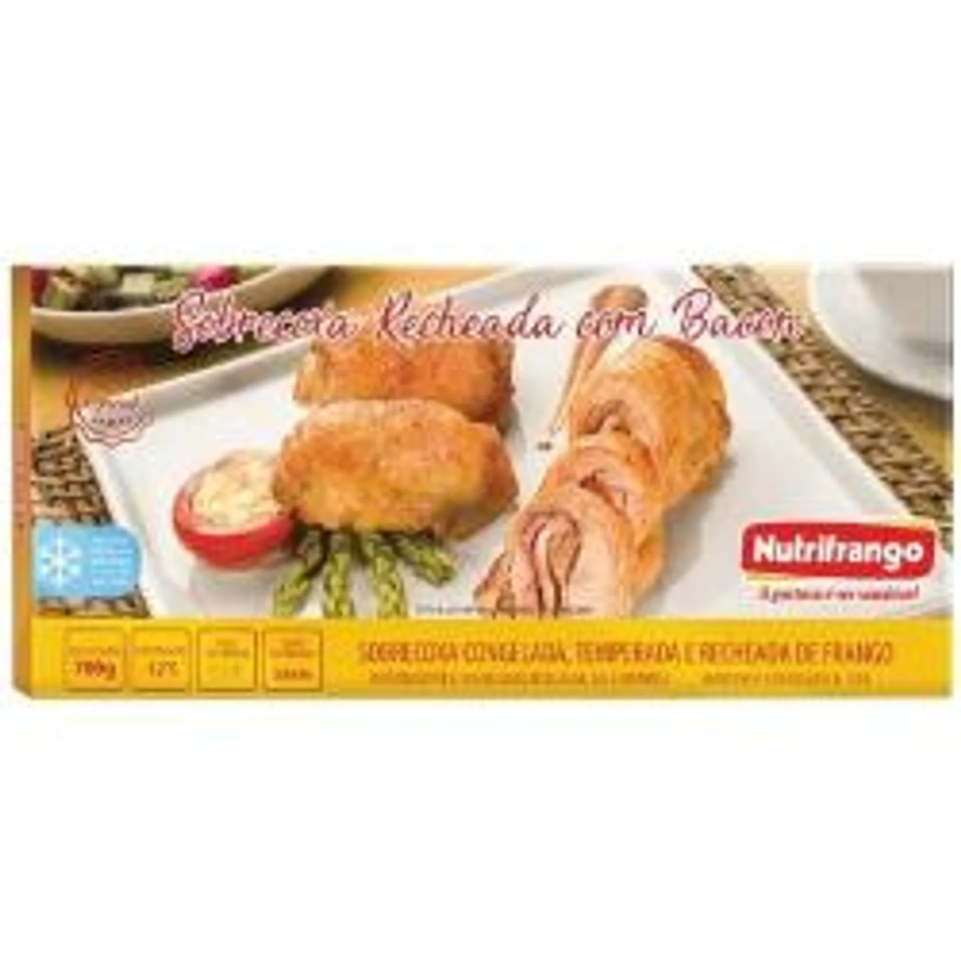 Sobrecoxa De Frango Nutrifrango Recheado 700g