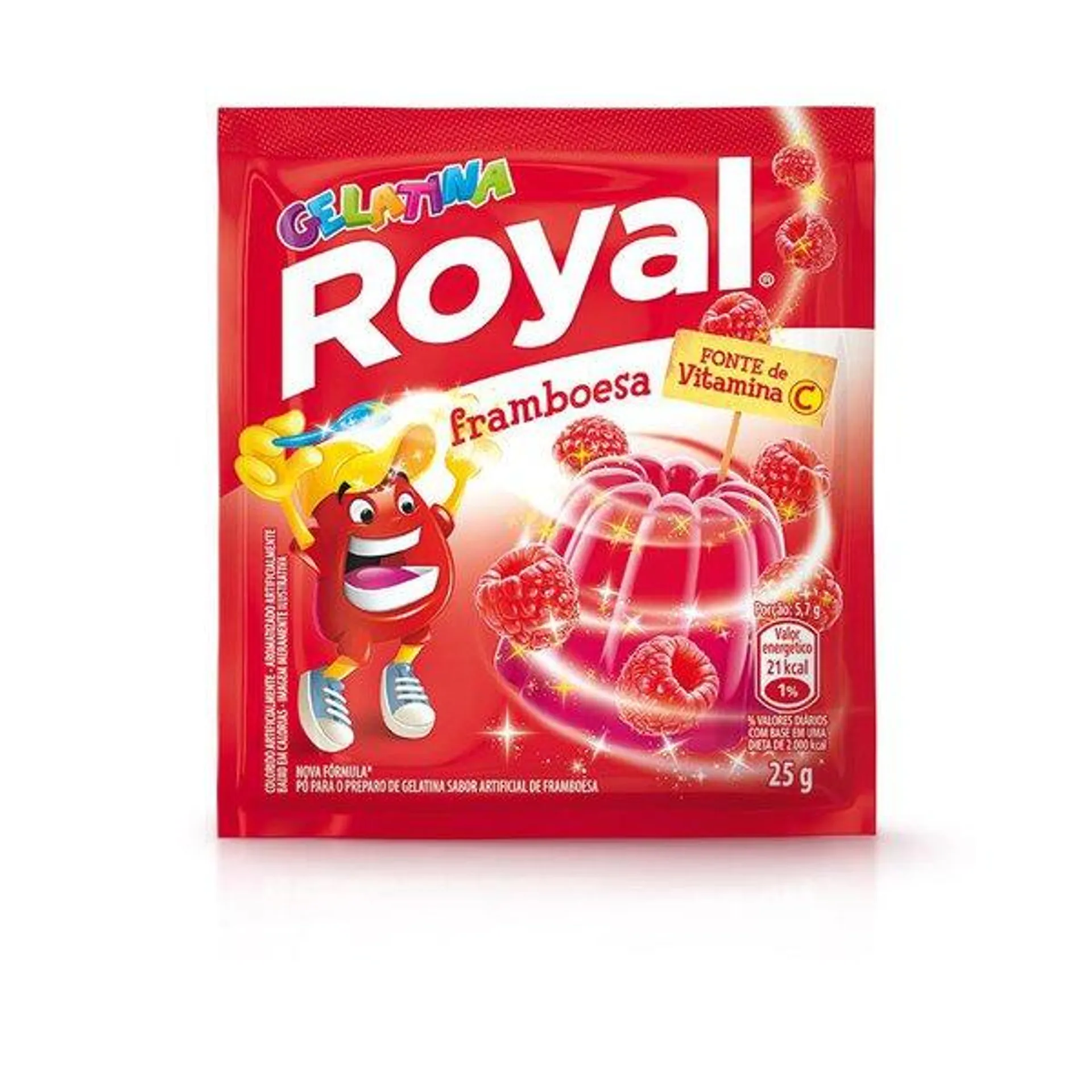 Pó para Gelatina Royal Framboesa 25g