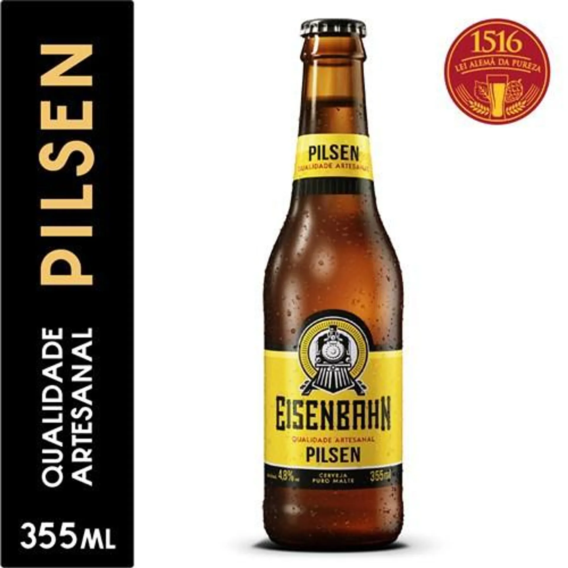 Cerveja Pilsen Puro Malte Eisenbahn 355ml