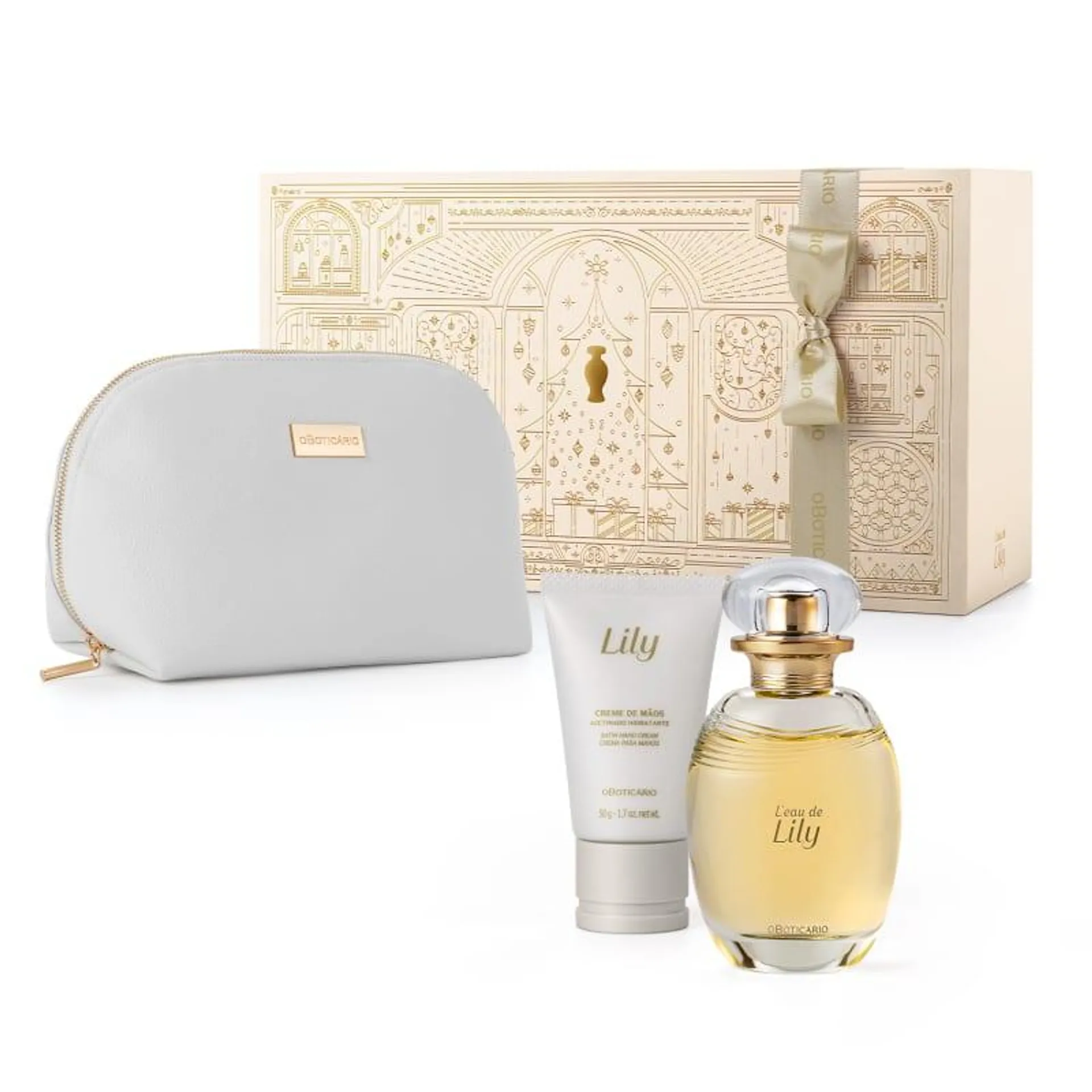 Kit Presente Natal L`eau De Lily (3 itens)