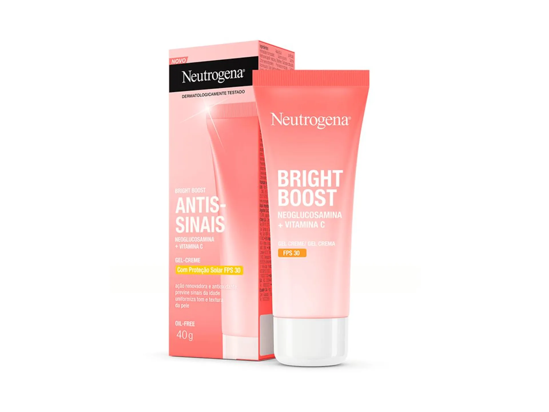 Gel Creme Antissinais Neutrogena Bright Boost FPS30 40g