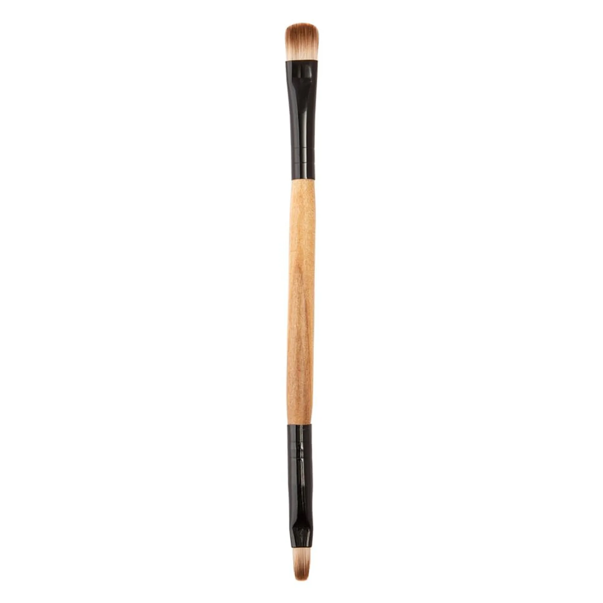 Pincel de Maquiagem Sombra E Sobrancelha Cabo Madeira 14x0,6cm LM2990 - honeyhome