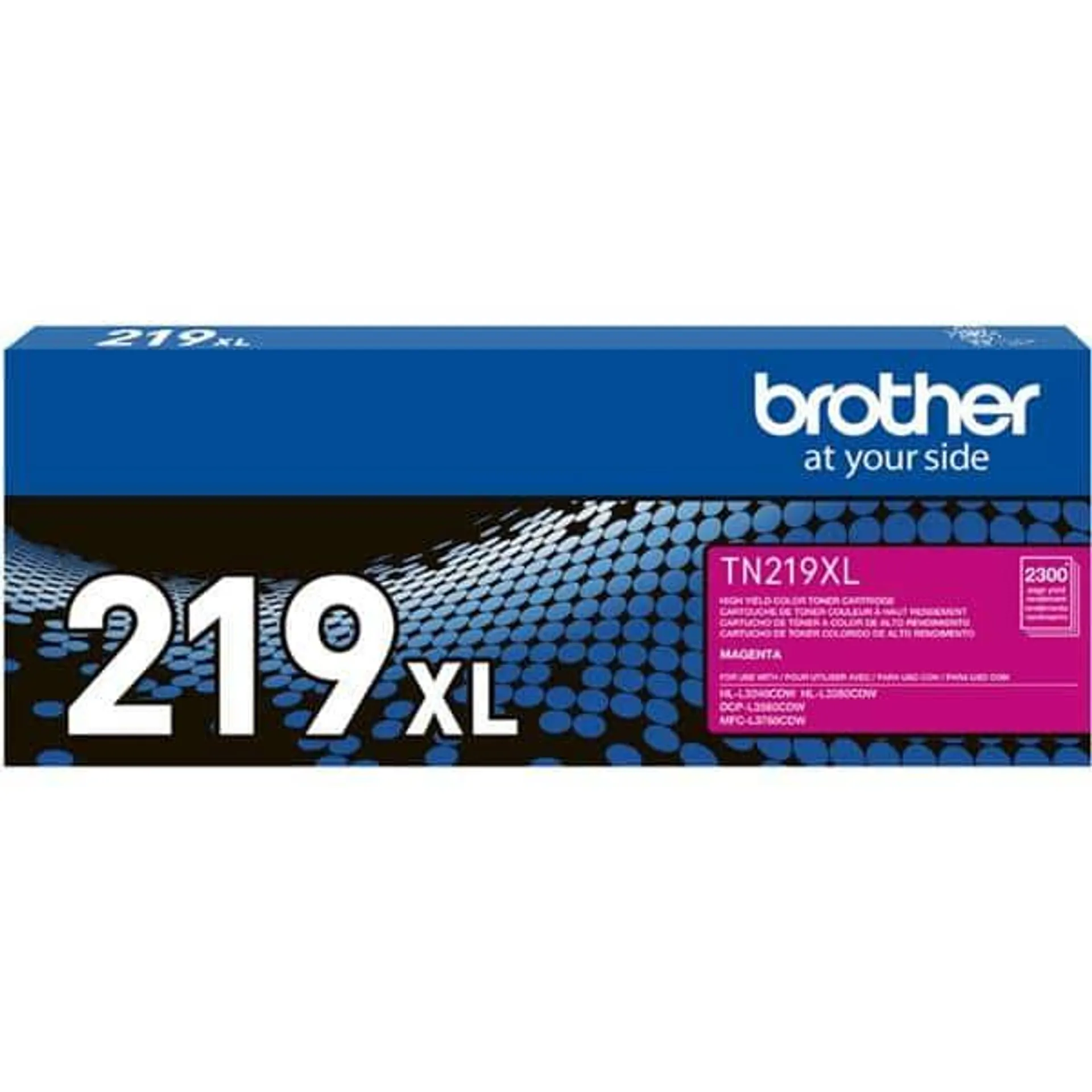 Cartucho de Toner TN219XLMBR de alto rendimento, Magenta, Brother - CX 1 UN