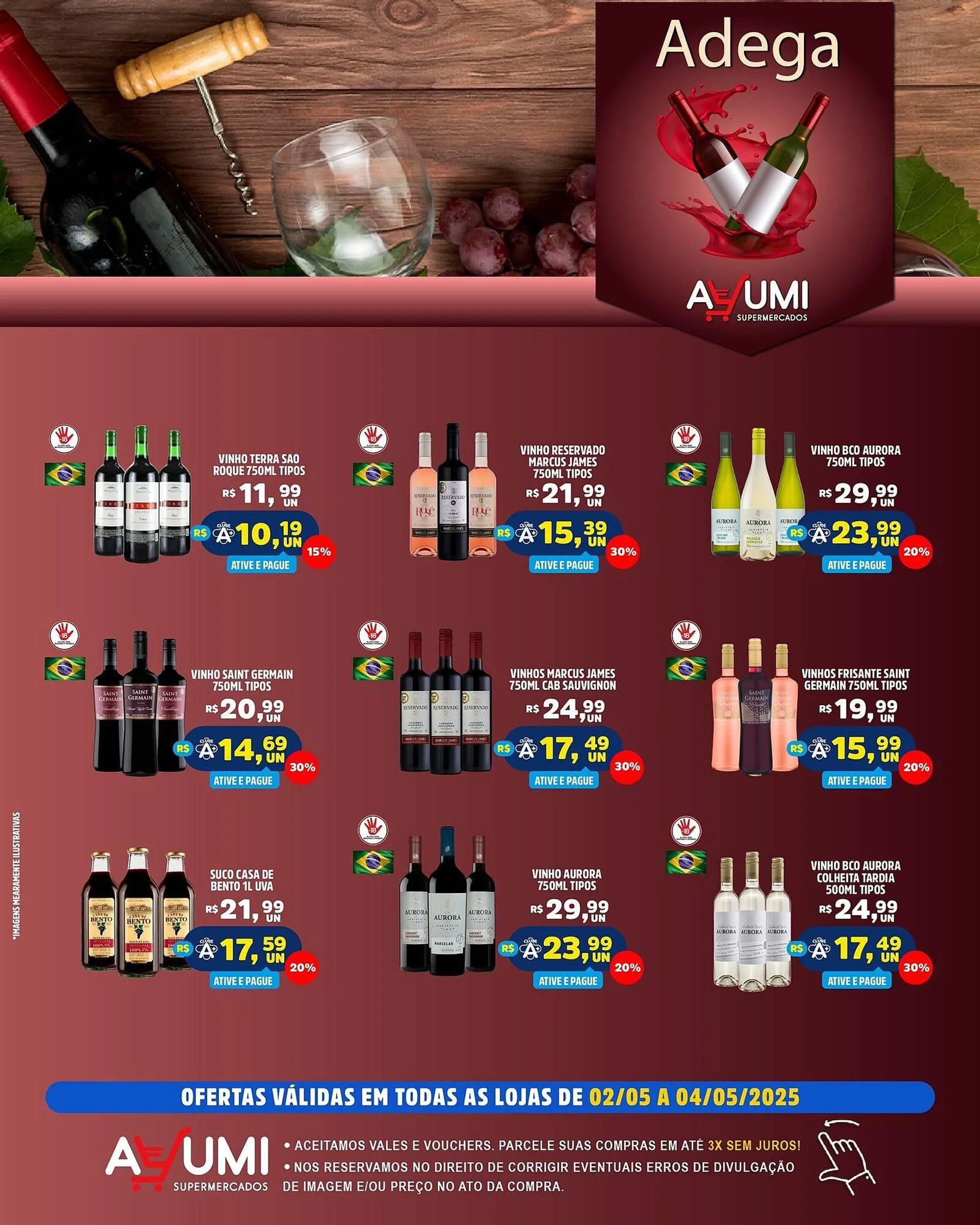 Encarte de Catálogo Ayumi Supermercados 3 de maio até 4 de maio 2025 - Pagina 1